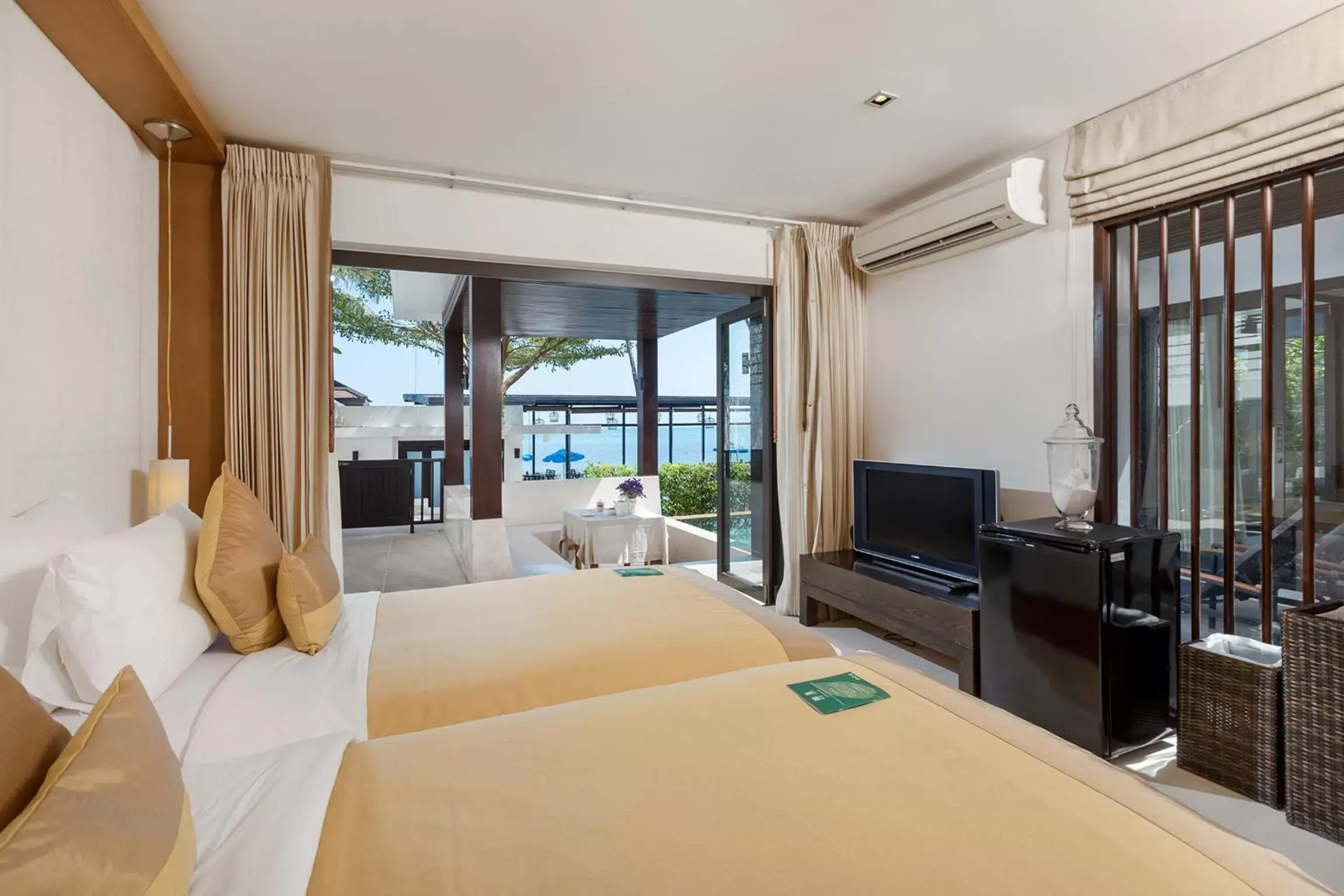 Bedroom in The Sea Koh Samui Resort and Residences by Tolani - SHA Extra Plus