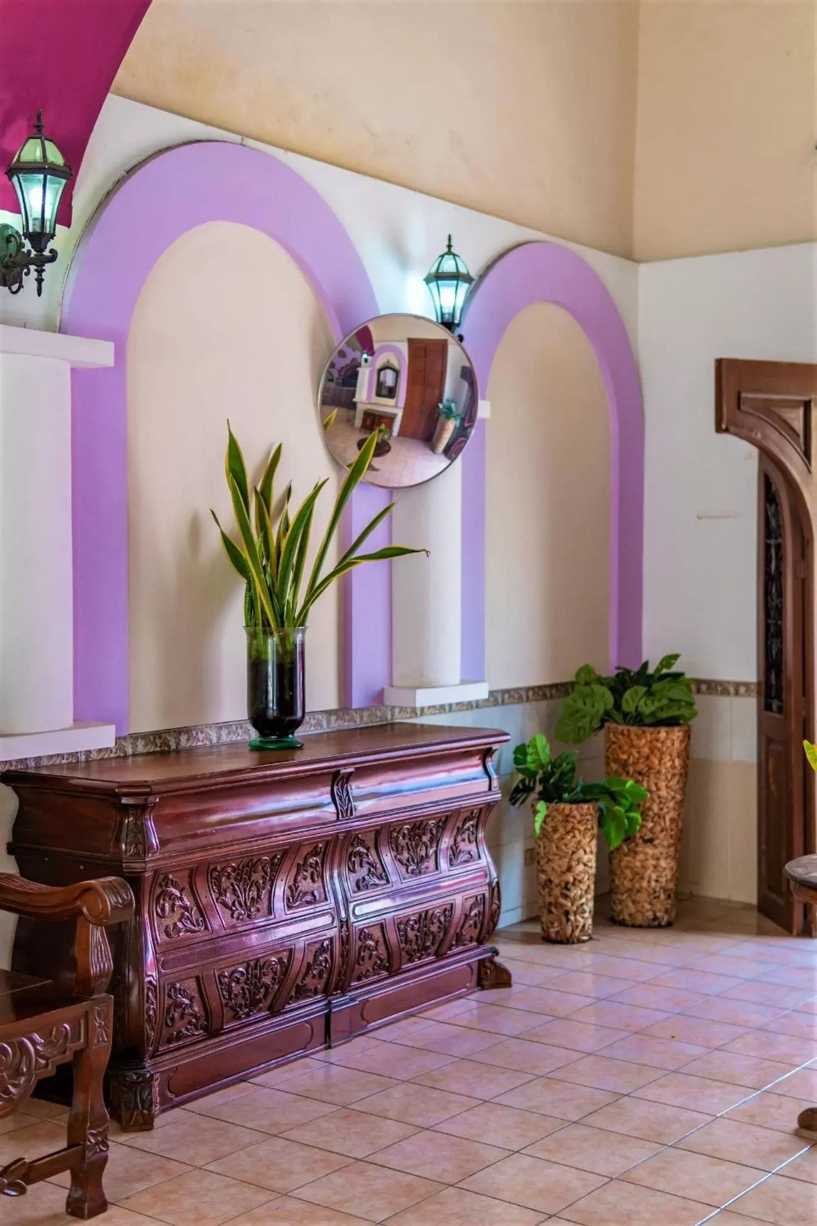 Living room, Lobby/Reception in Hotel San Juan Mérida