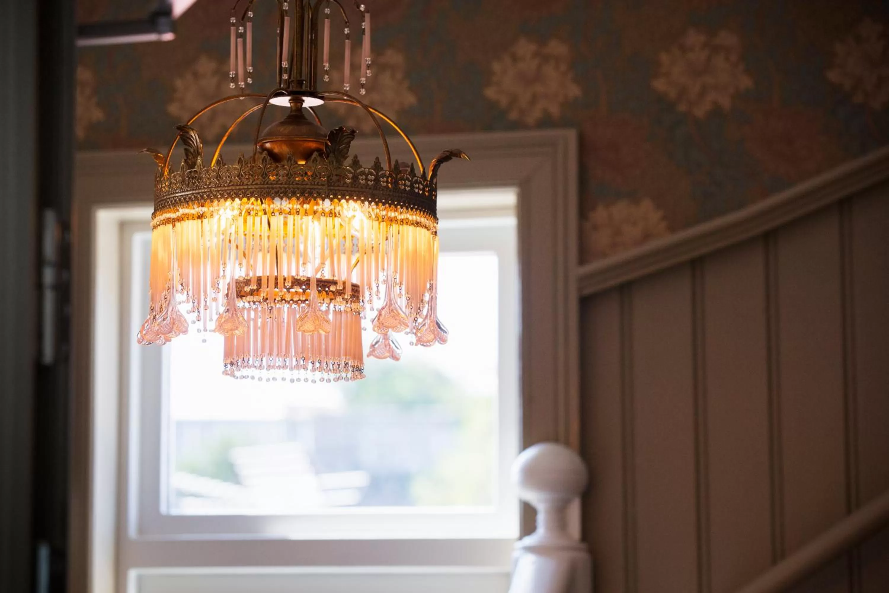 Decorative detail in Strandflickornas Annex Gula Villan