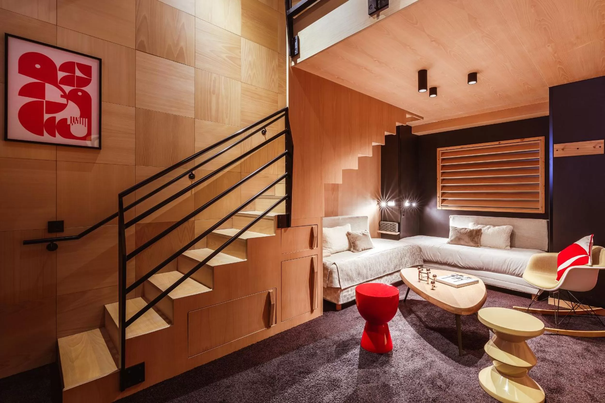 Living room in Altapura Hôtel & Spa Val Thorens