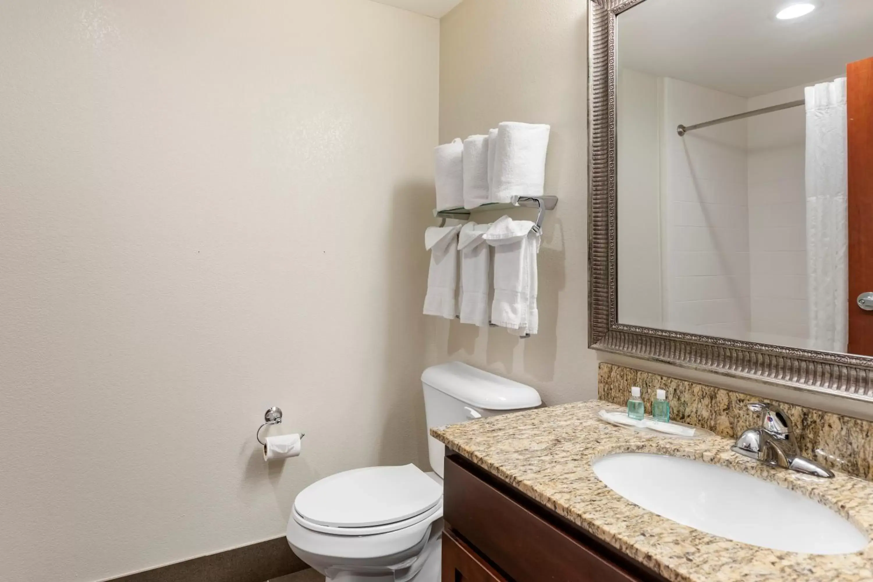 Bathroom in MainStay Suites Near Denver Downtown
