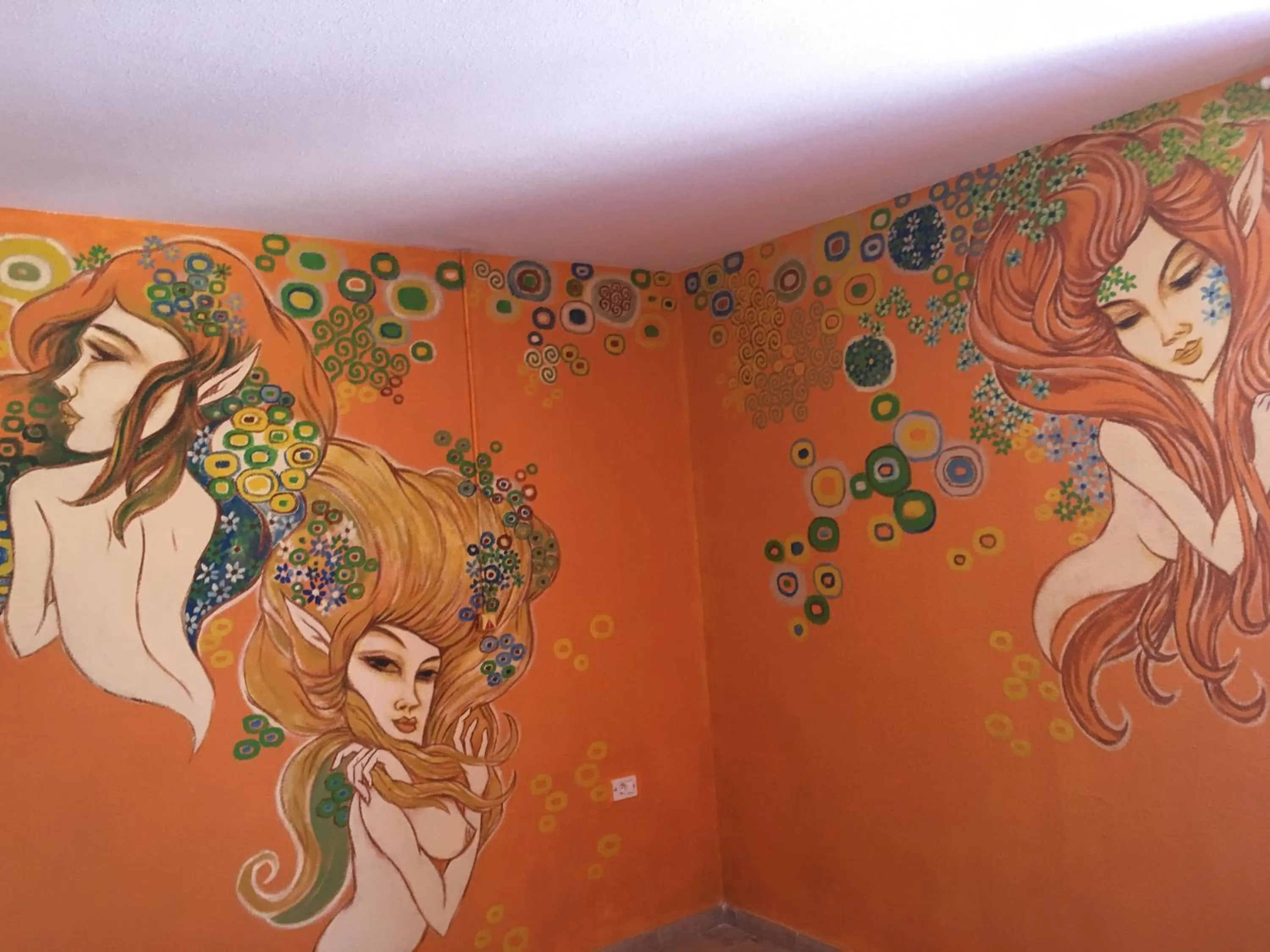 Decorative detail in Hostel Los Duendes del Sur