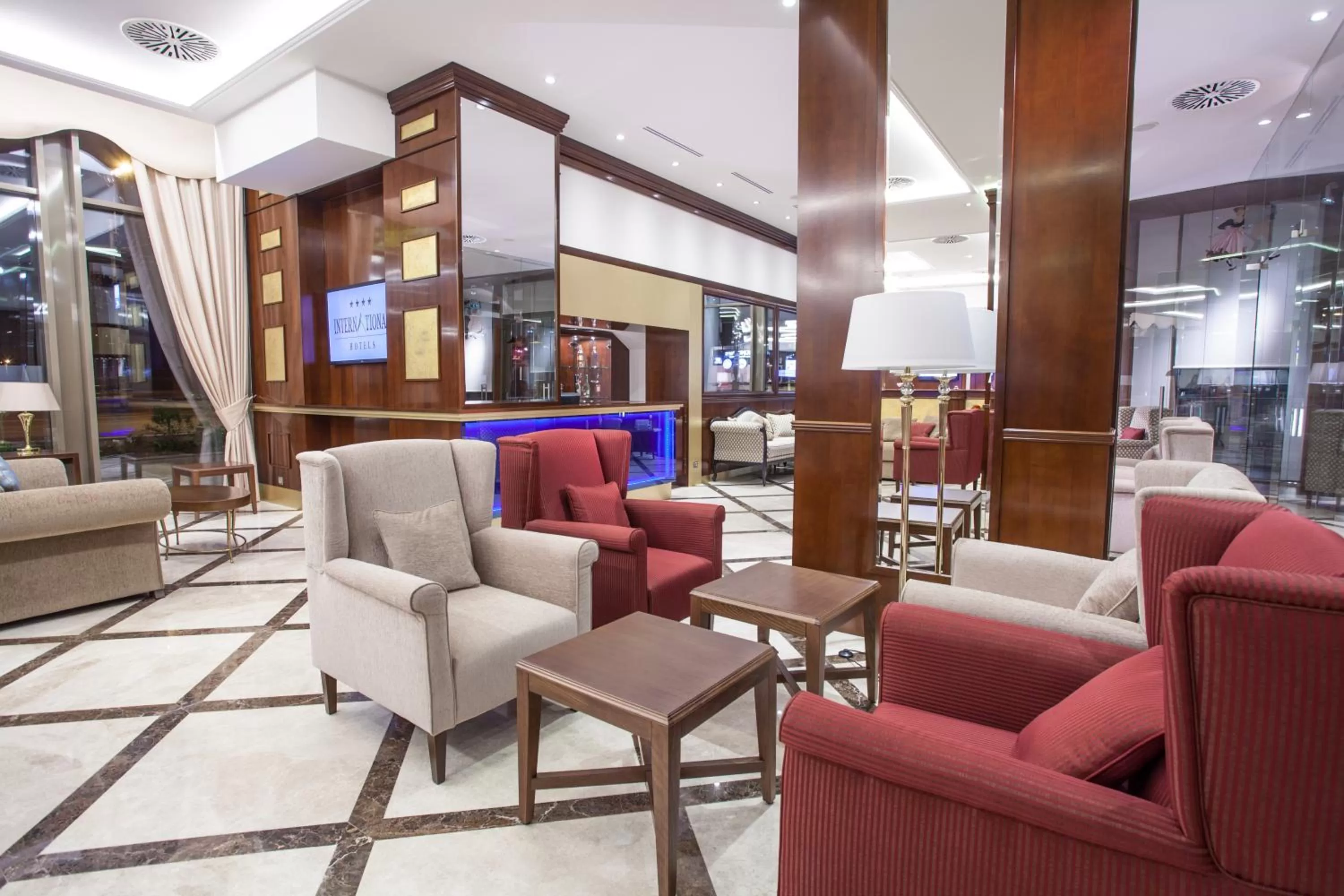 Lobby or reception in Hotel International Iasi