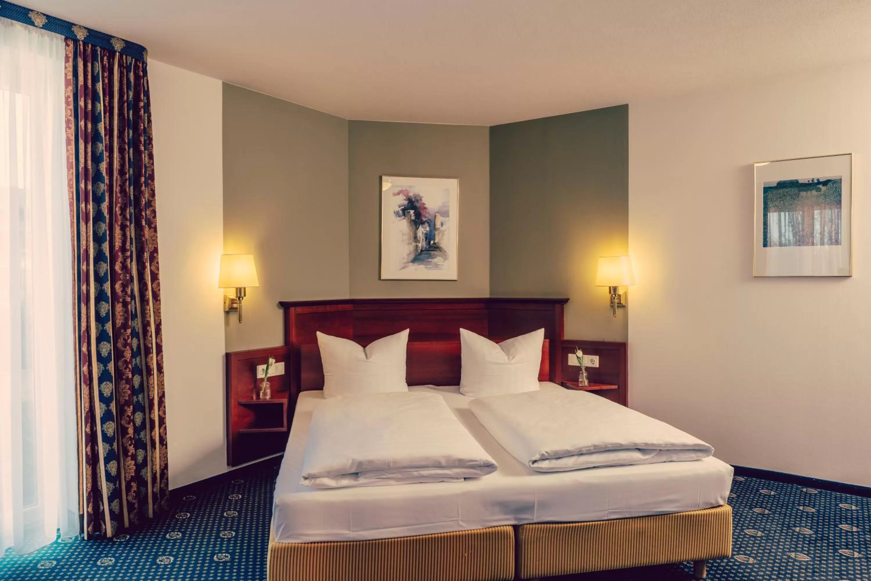 Bed in Landhotel Hallnberg