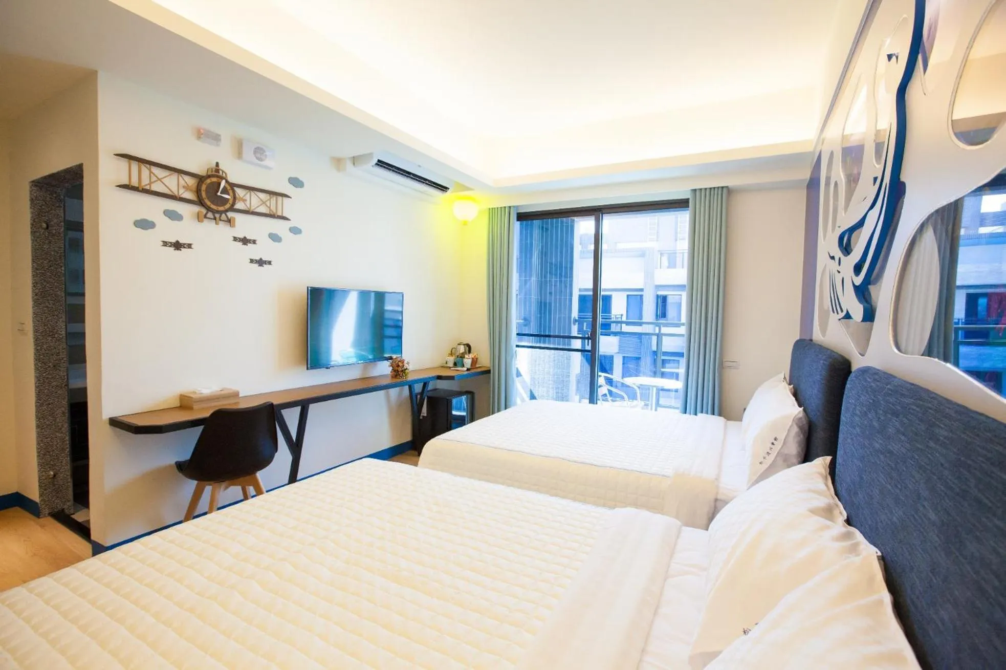 Photo of the whole room, Bed in Song Ping Resort松平渡假會館