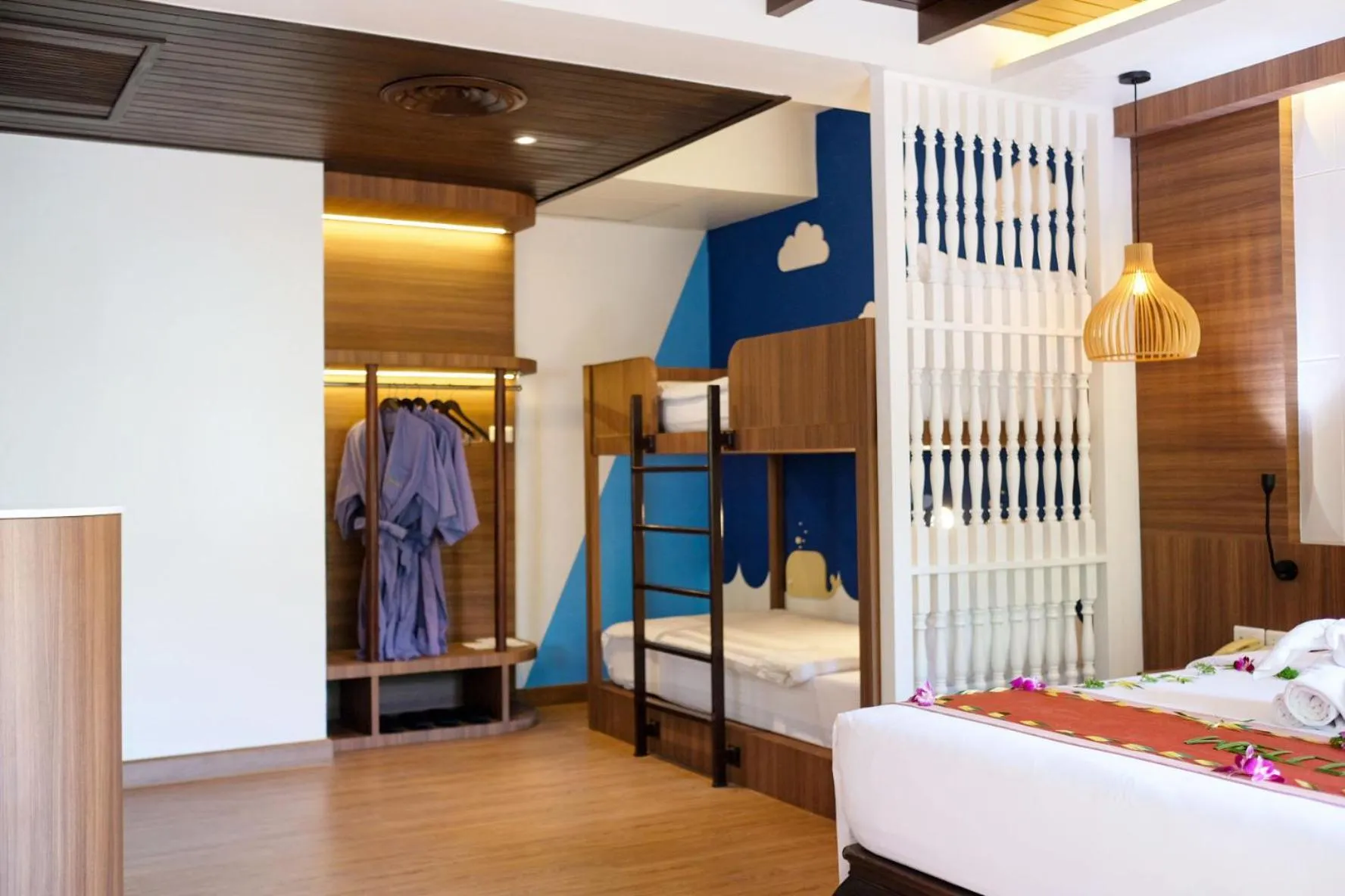 View (from property/room), Bed in Nipa Resort, Patong Beach