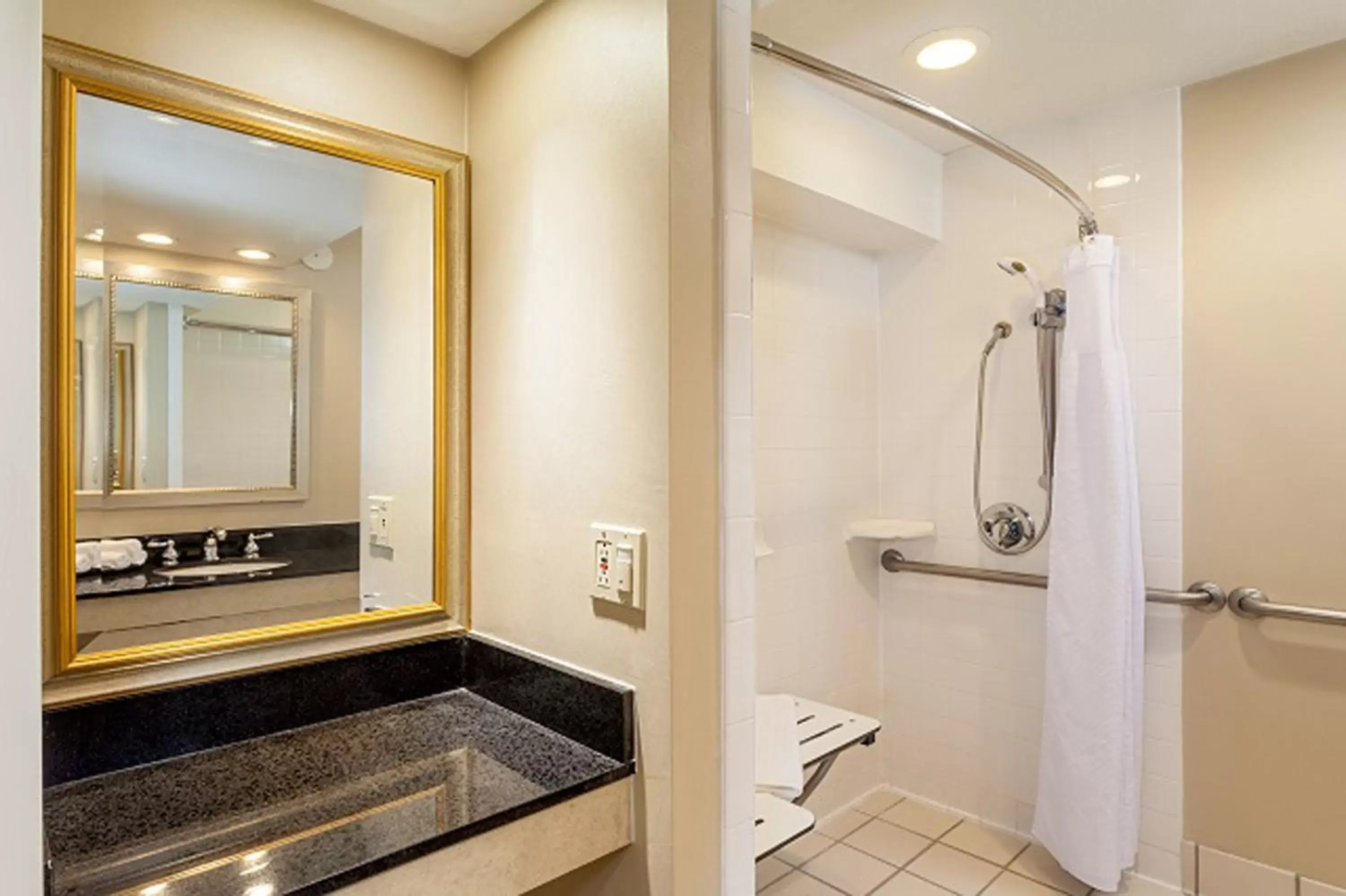 acessibility, Bathroom in Concord Plaza Hotel