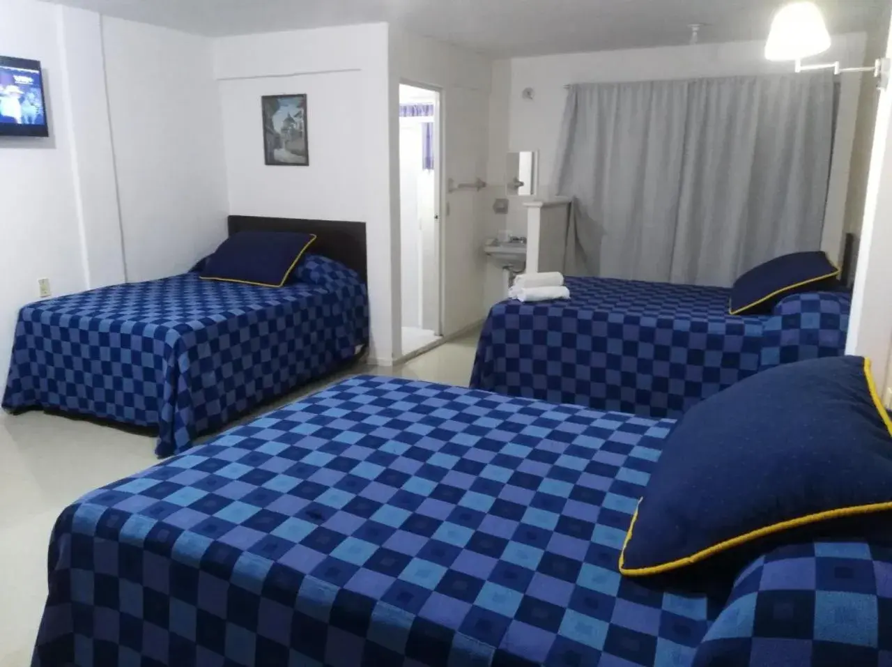 Bed in Hotel Posada del Carmen