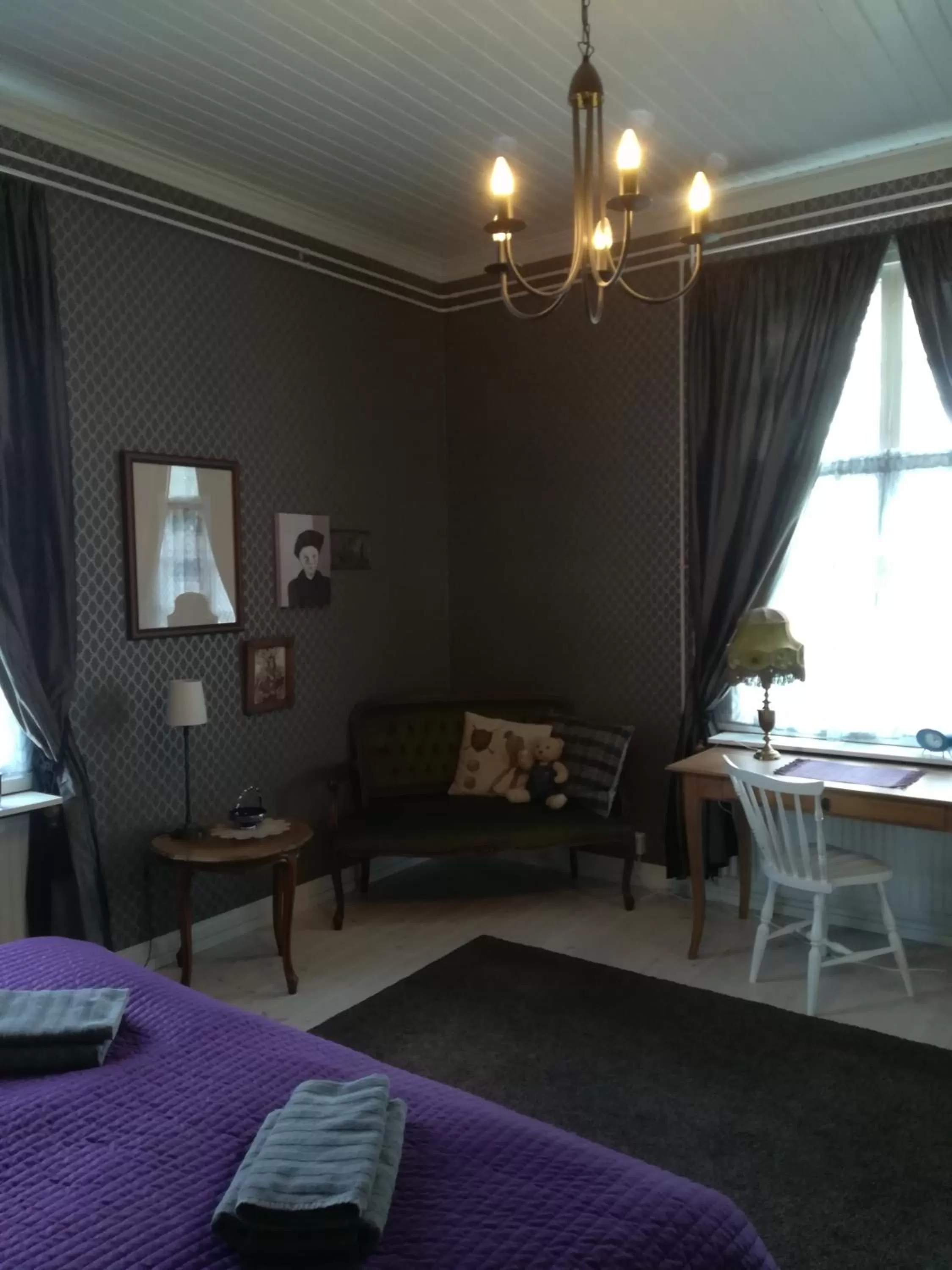 Bed in Hotelli Huiskankorpi Boutique Hotel