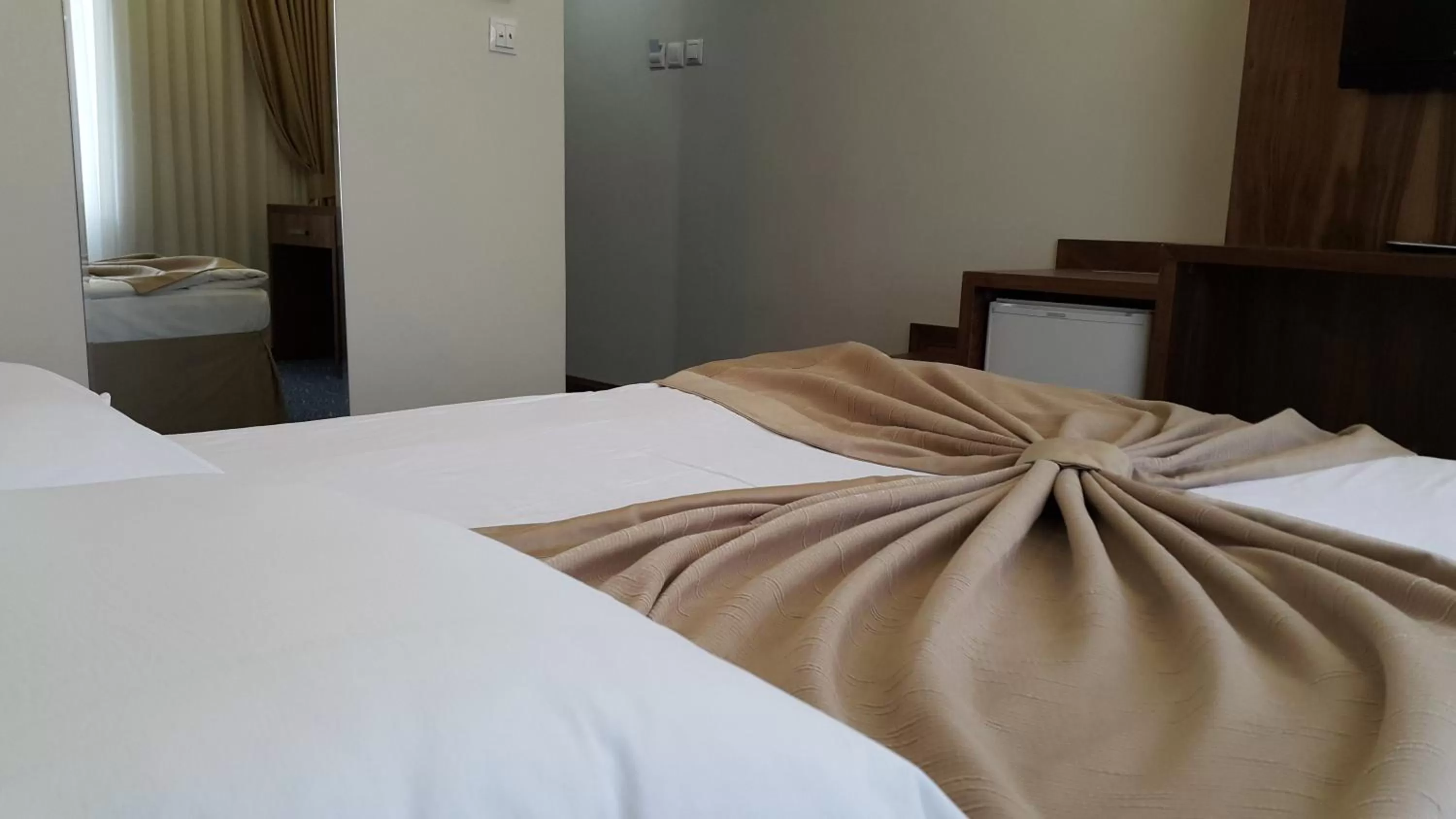 TV and multimedia, Bed in Miroglu Hotel