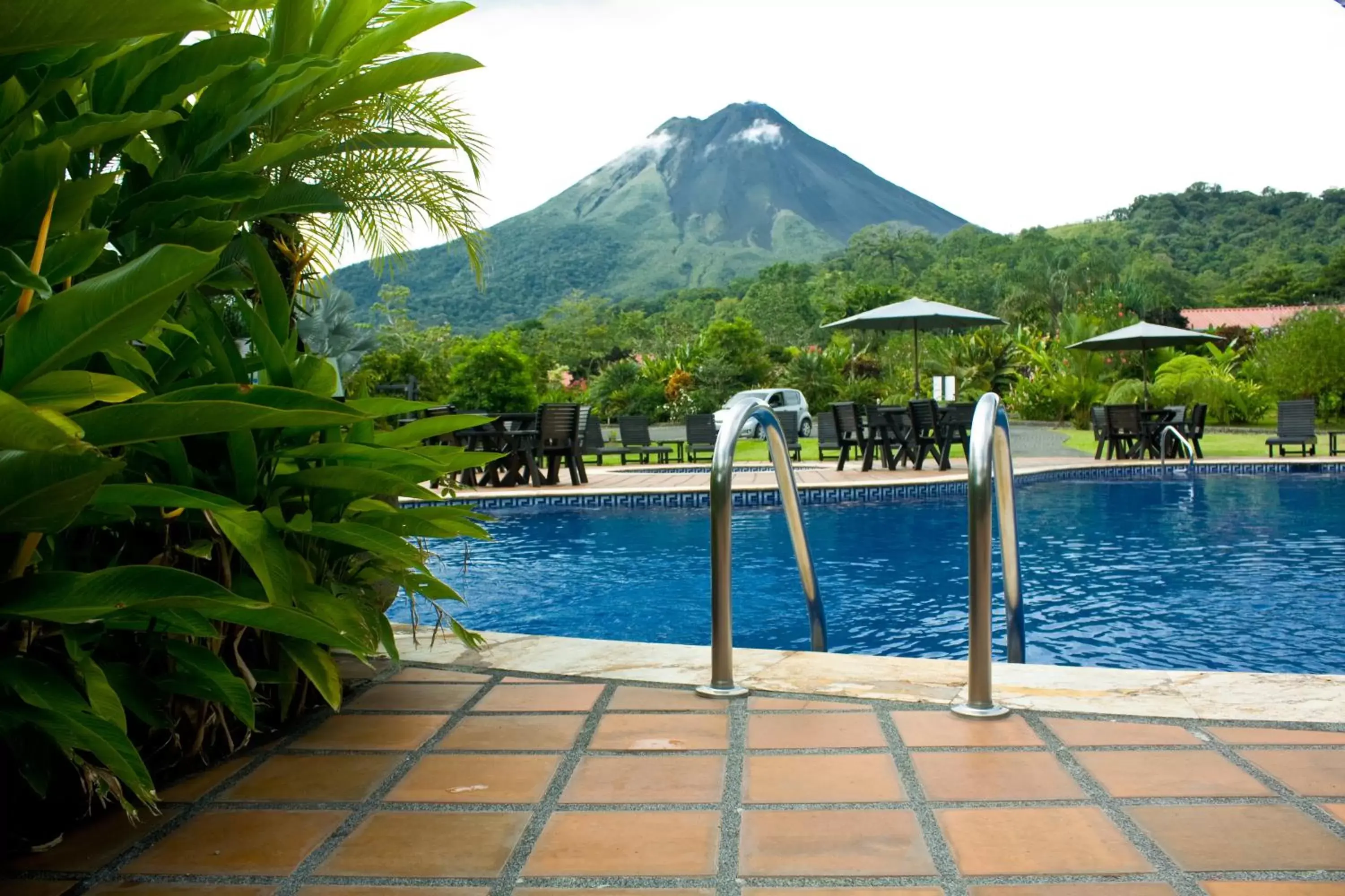 View (from property/room), Swimming Pool in Volcano Lodge, Hotel & Thermal Experience