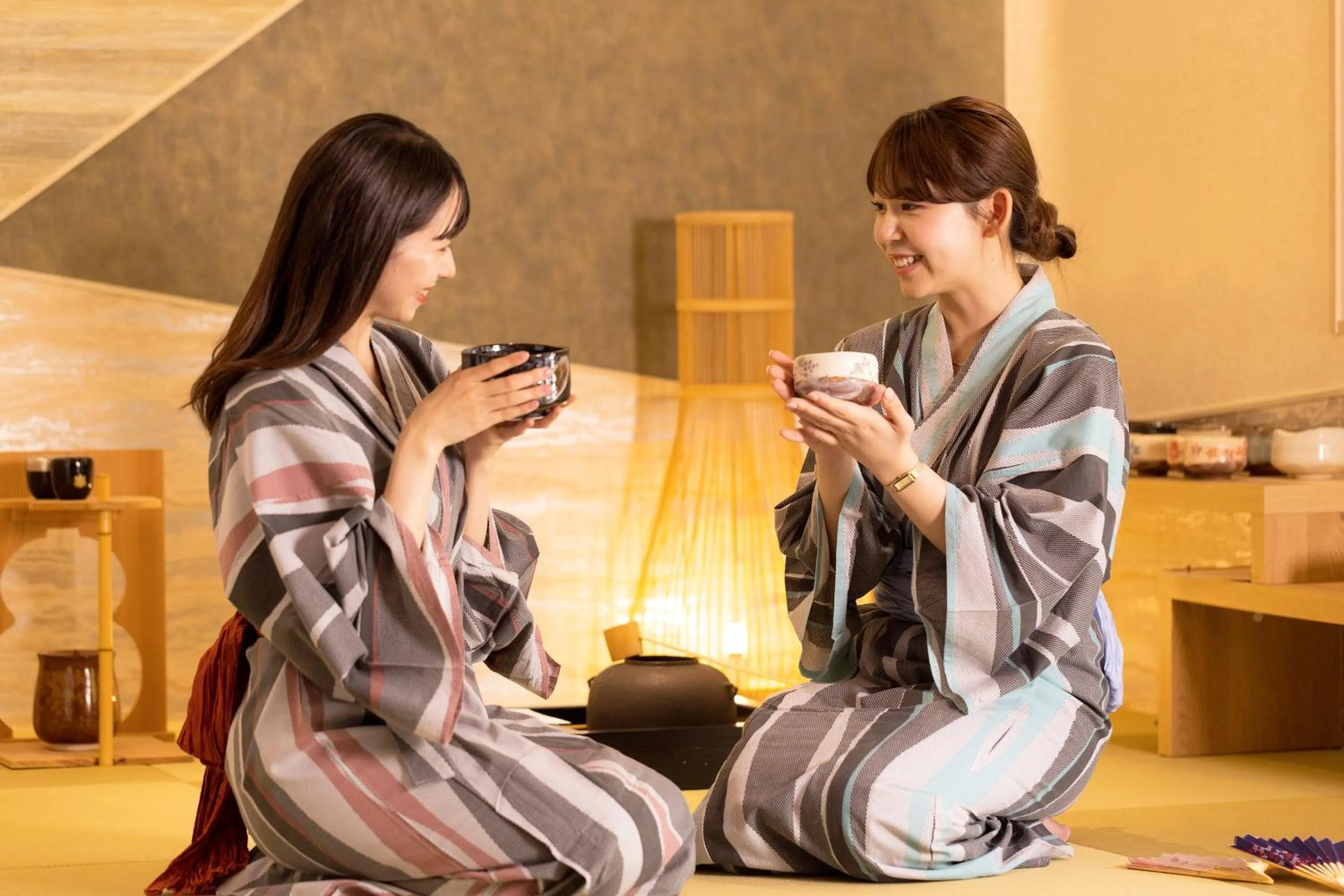 Area and facilities in Yamanakaonsen Ohanami Kyubei