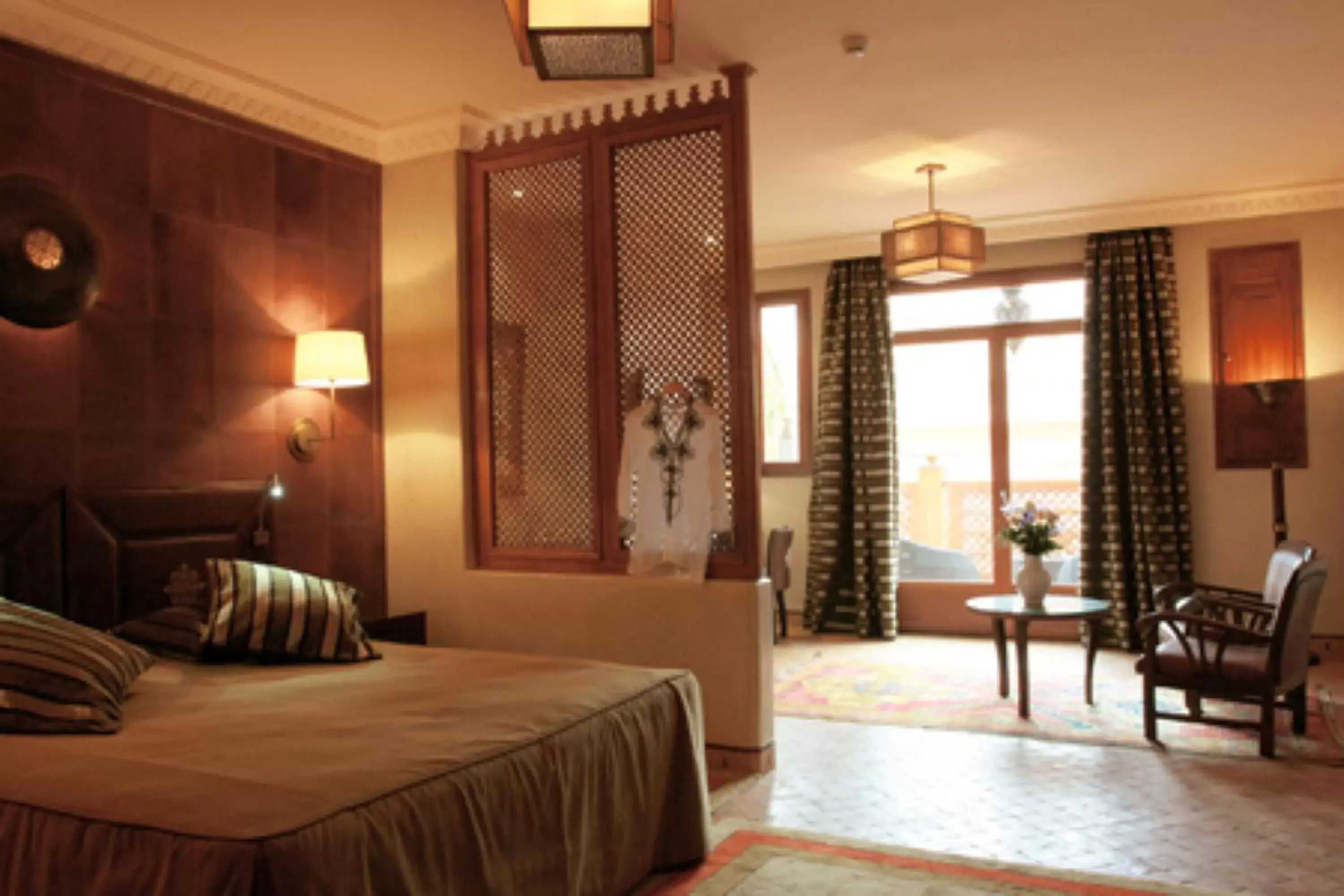 Deluxe Double Room with Garden View in La Maison Arabe Hotel, Spa & Cooking Workshops