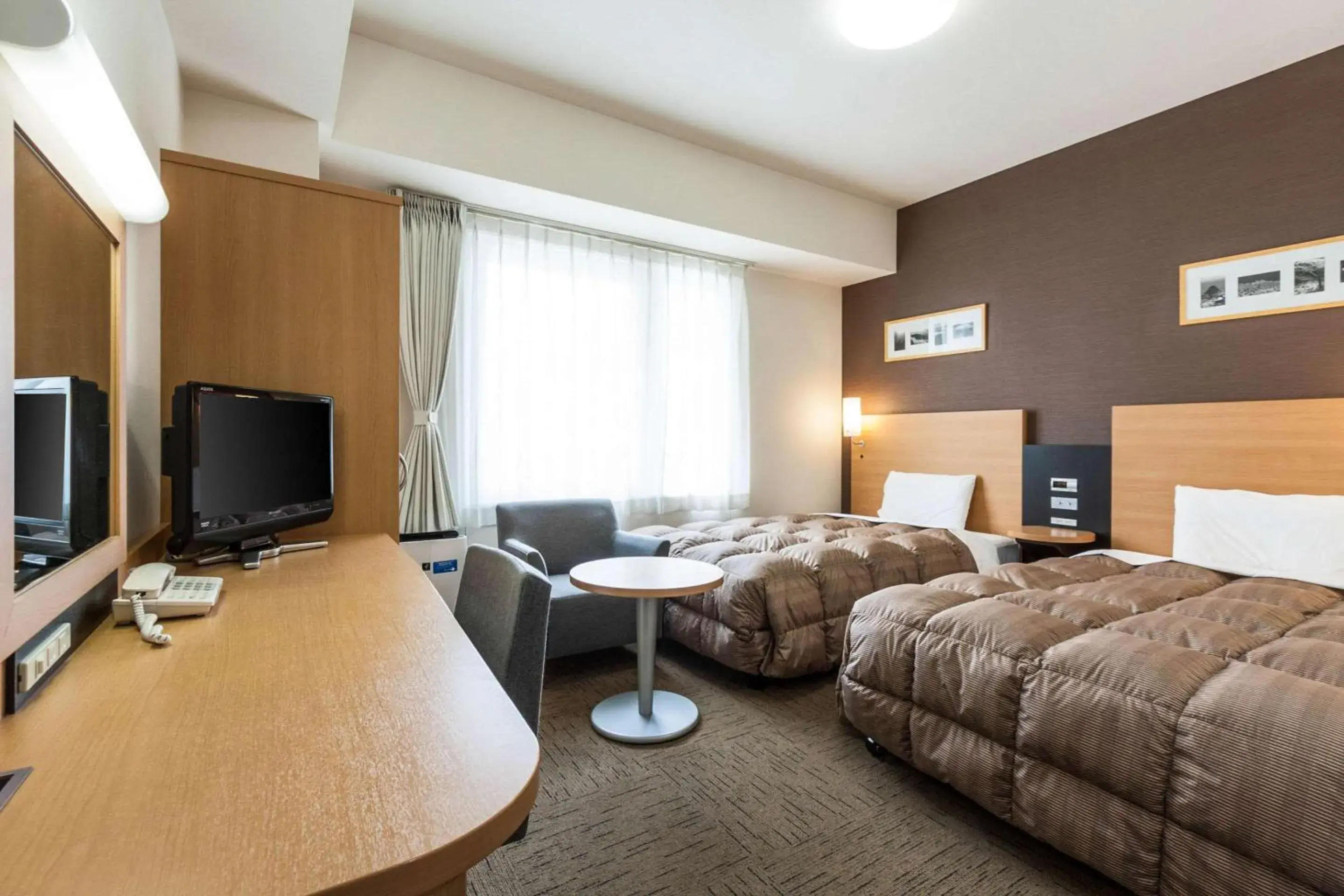 Photo of the whole room, Bed in Comfort Hotel Naha Prefectural Office