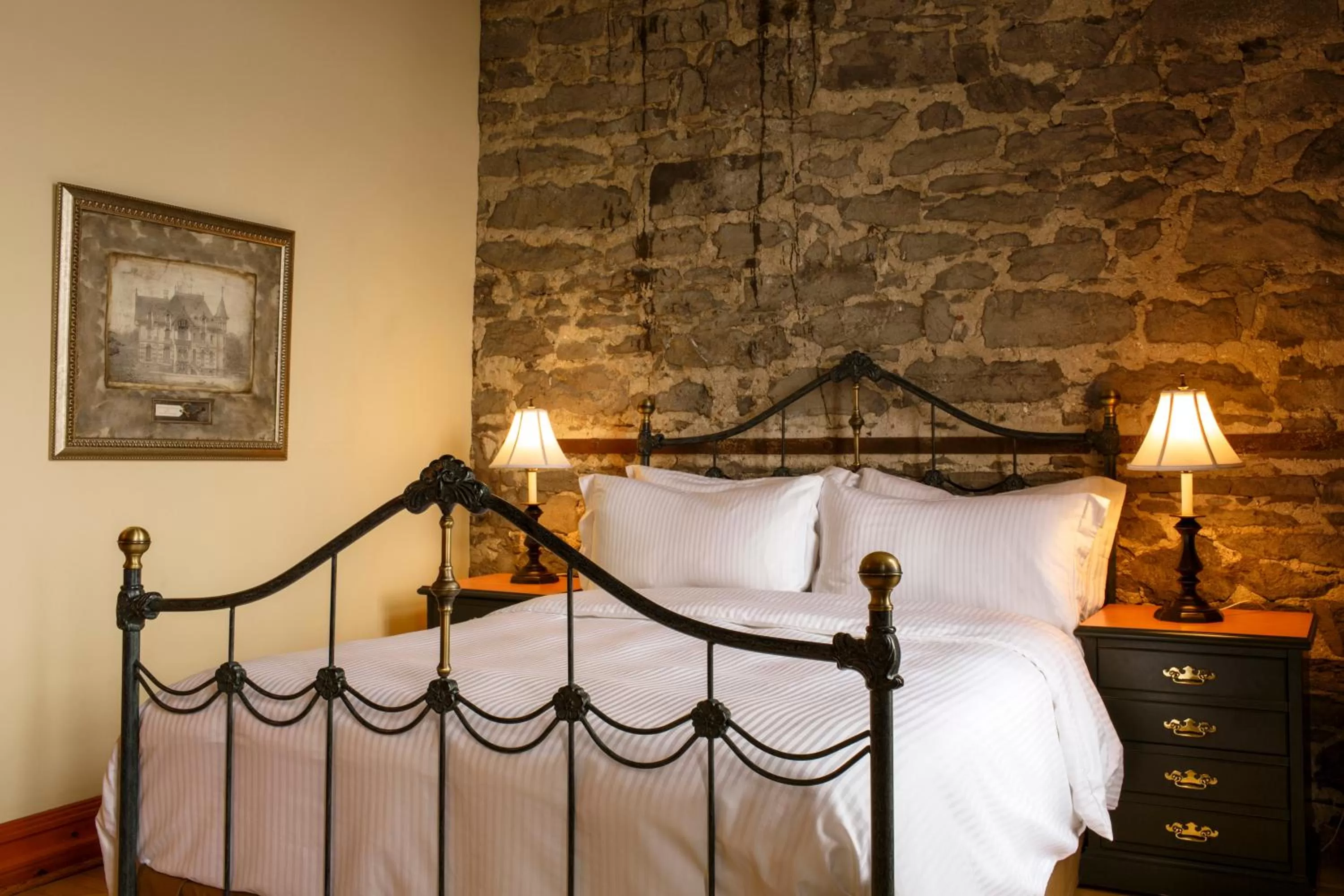 Bed in Auberge du Vieux Port by Gray Collection
