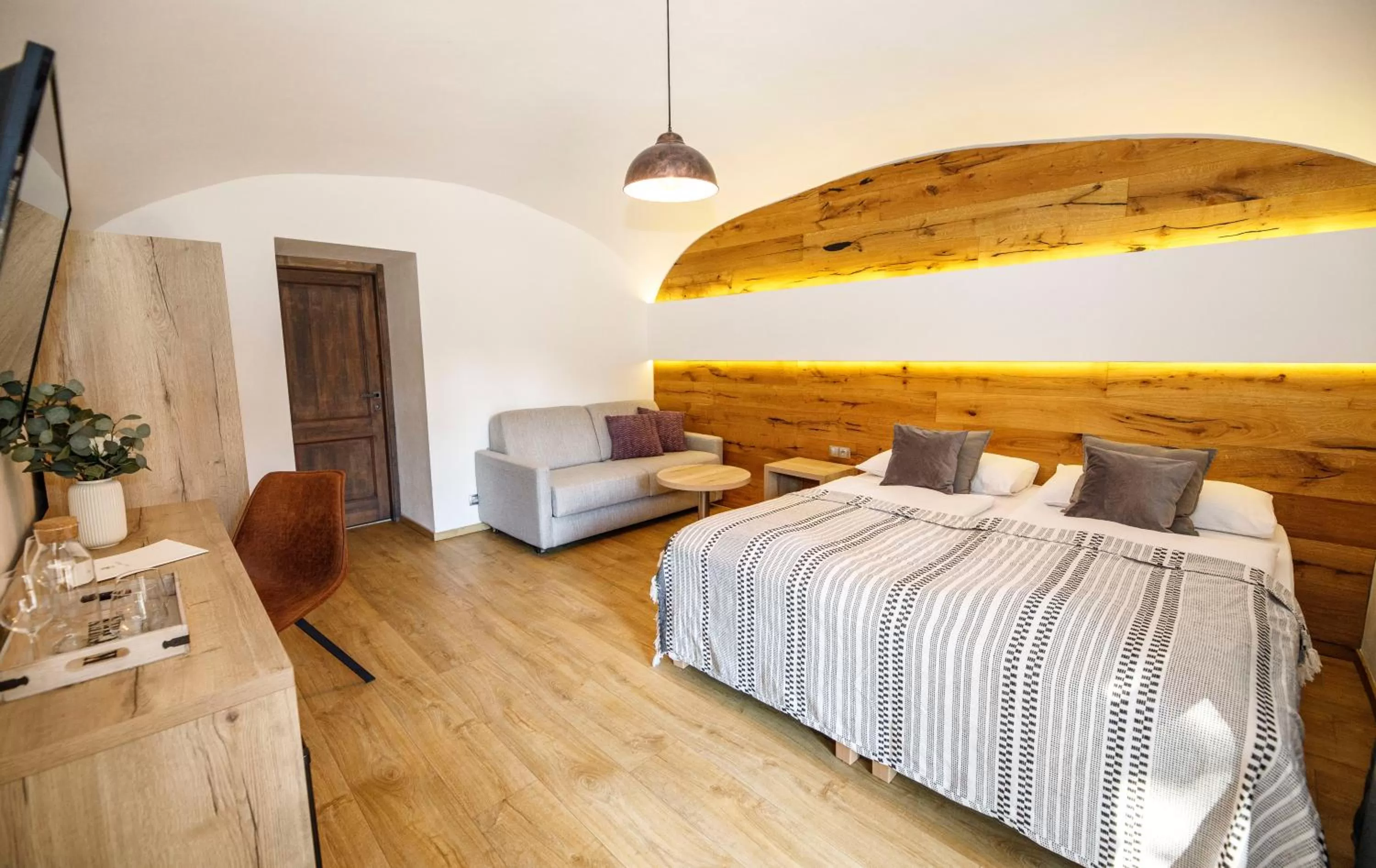 Photo of the whole room, Bed in Dvůr Pecínov