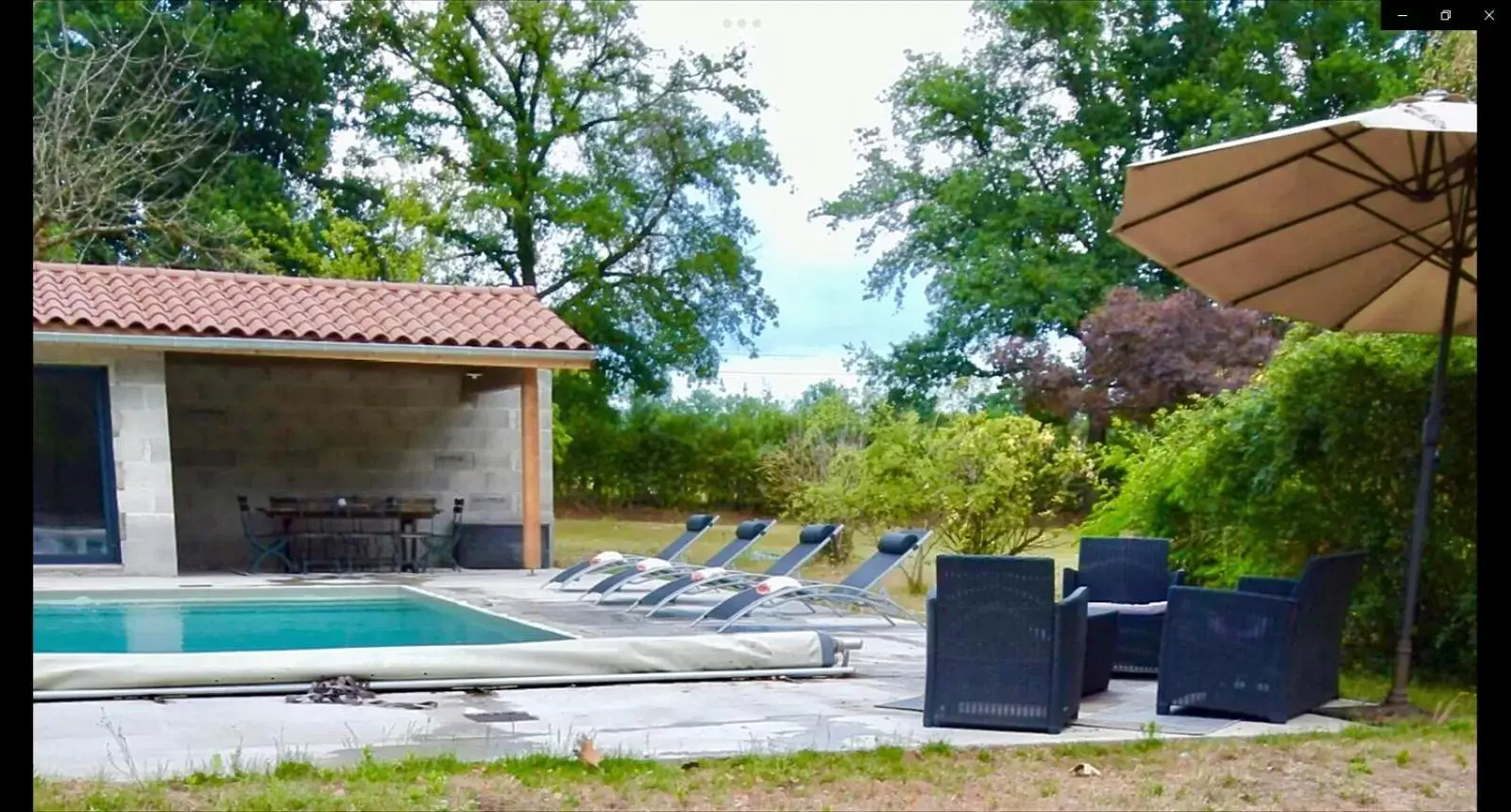 Swimming Pool in Chambres d'hôtes les Bruyères