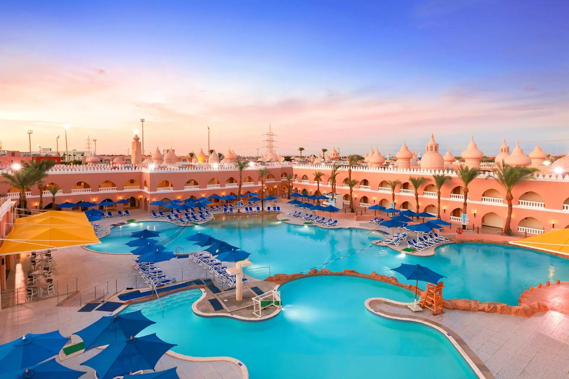 Swimming pool in Pickalbatros Alf Leila Wa Leila Resort - Neverland Hurghada