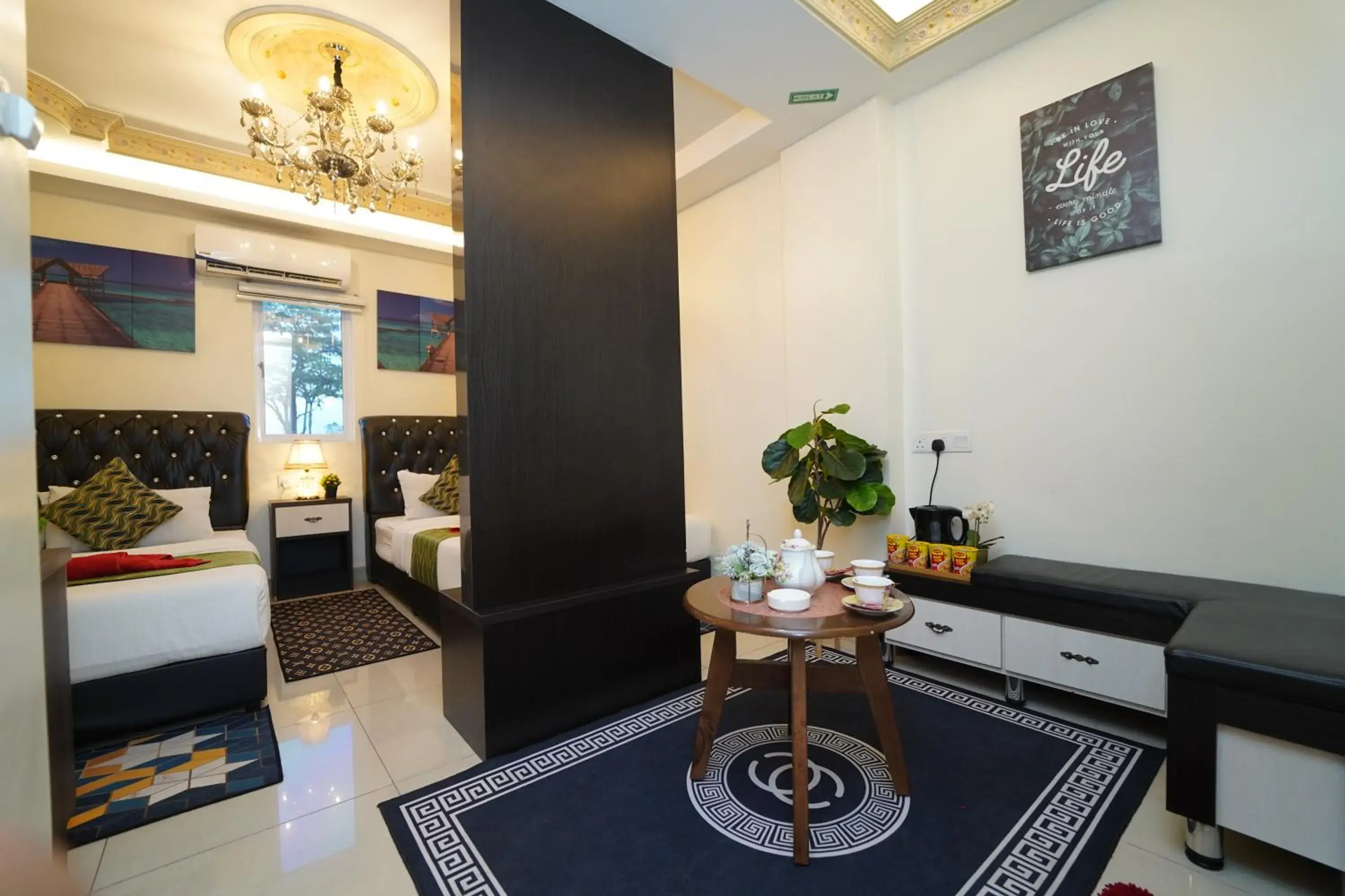 Bed in Ghazrin's Classic Hotel JB Bed in Ghazrin's Classic Hotel JB