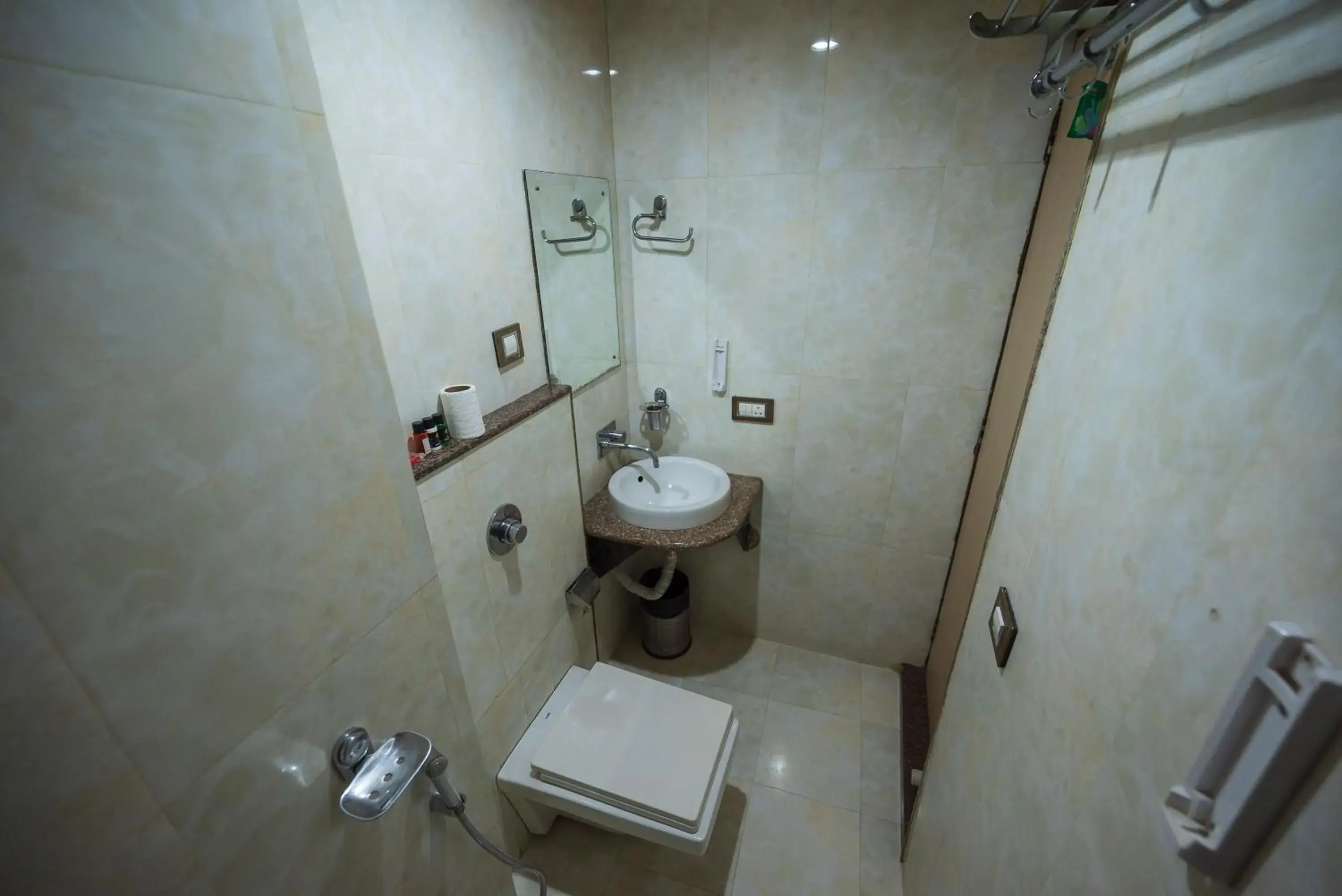 Bathroom in Rajdarbar Hotel & Banquets