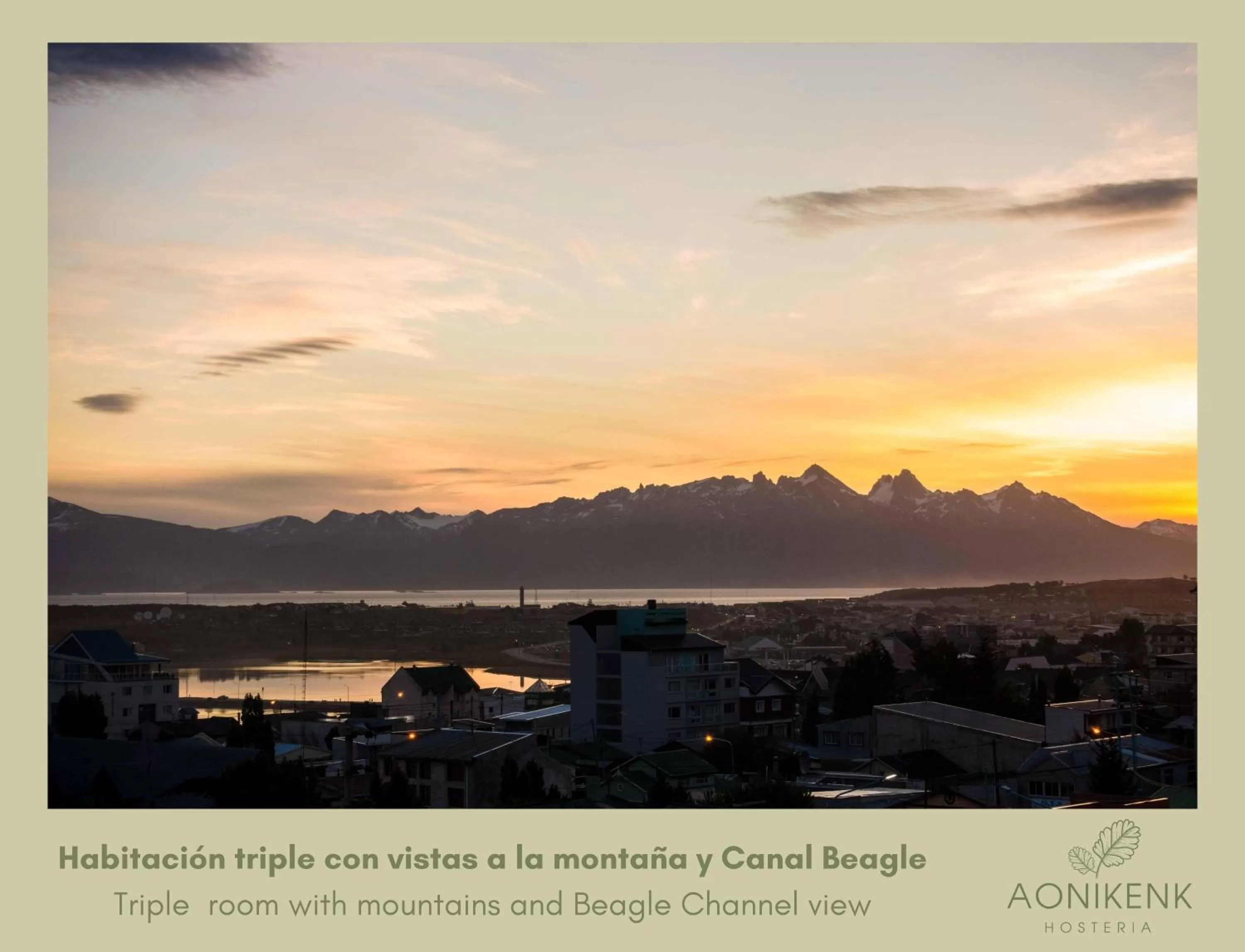Mountain view in Hostería Aonikenk