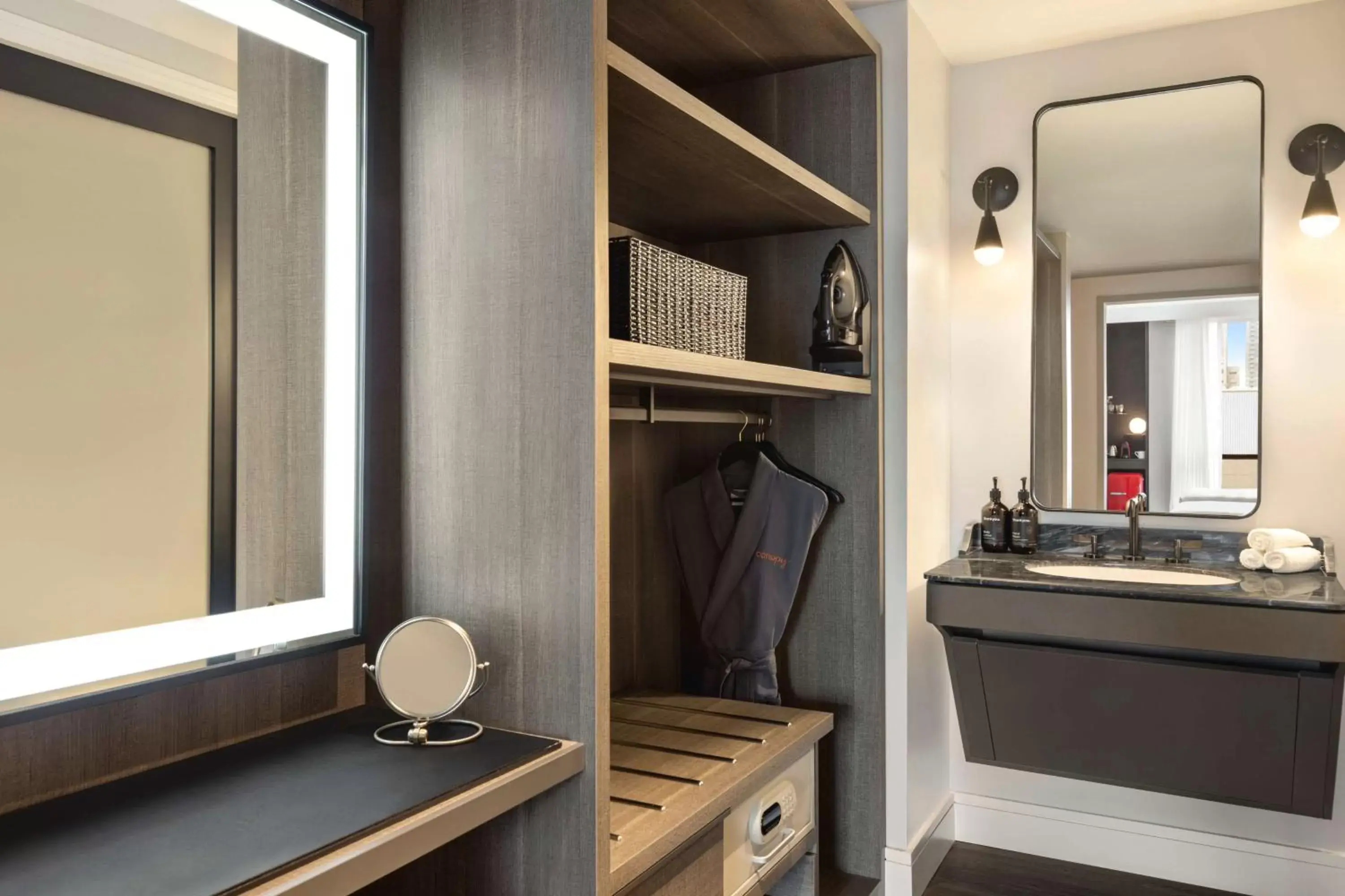 Queen Room with Two Queen Beds - Hearing Accessible in Canopy by Hilton San Francisco SoMa Queen Room with Two Queen Beds - Hearing Accessible in Canopy by Hilton San Francisco SoMa