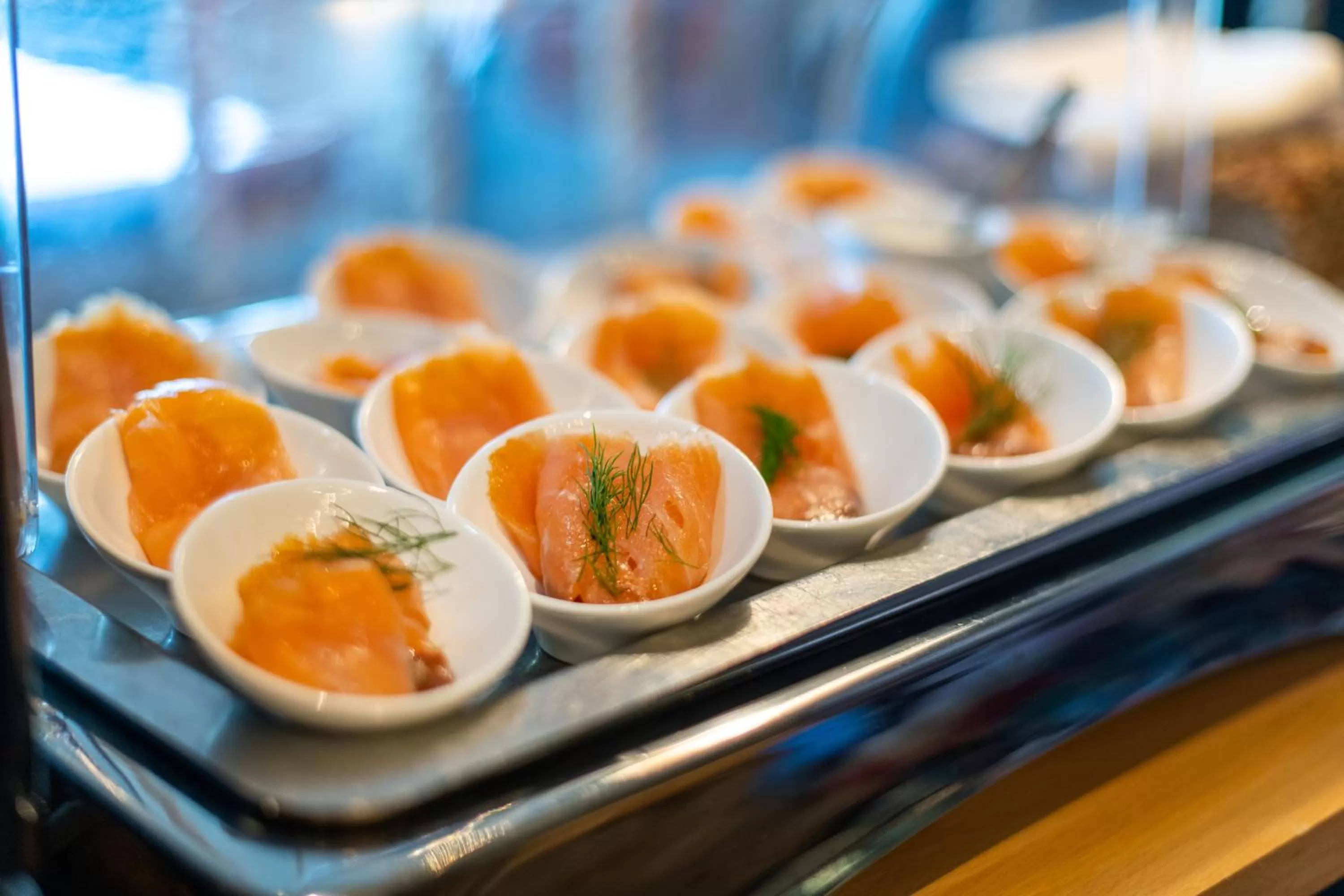 Buffet breakfast in Diehls Hotel