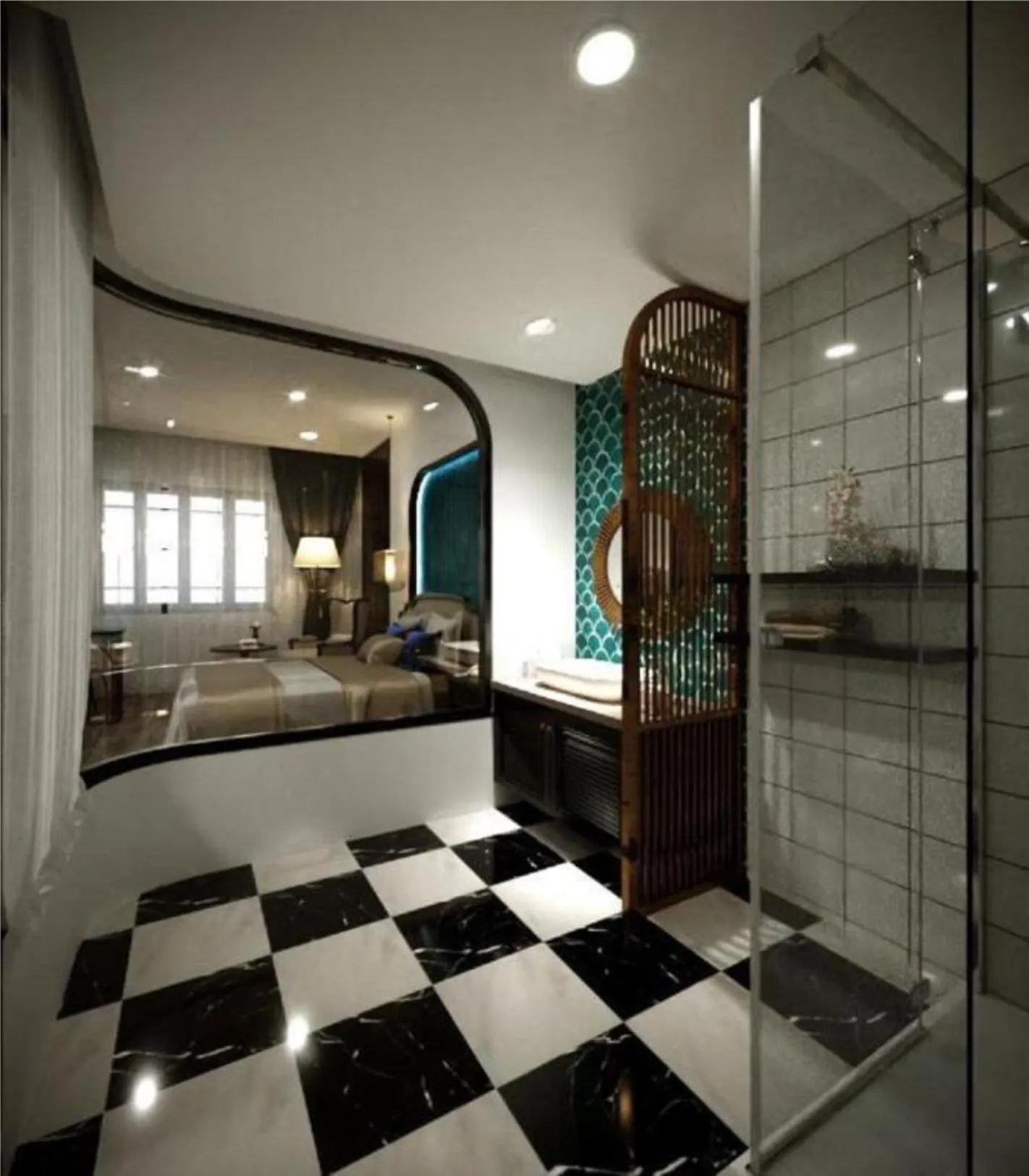 Shower, Bed in Sai Gon Phu Yen Hotel