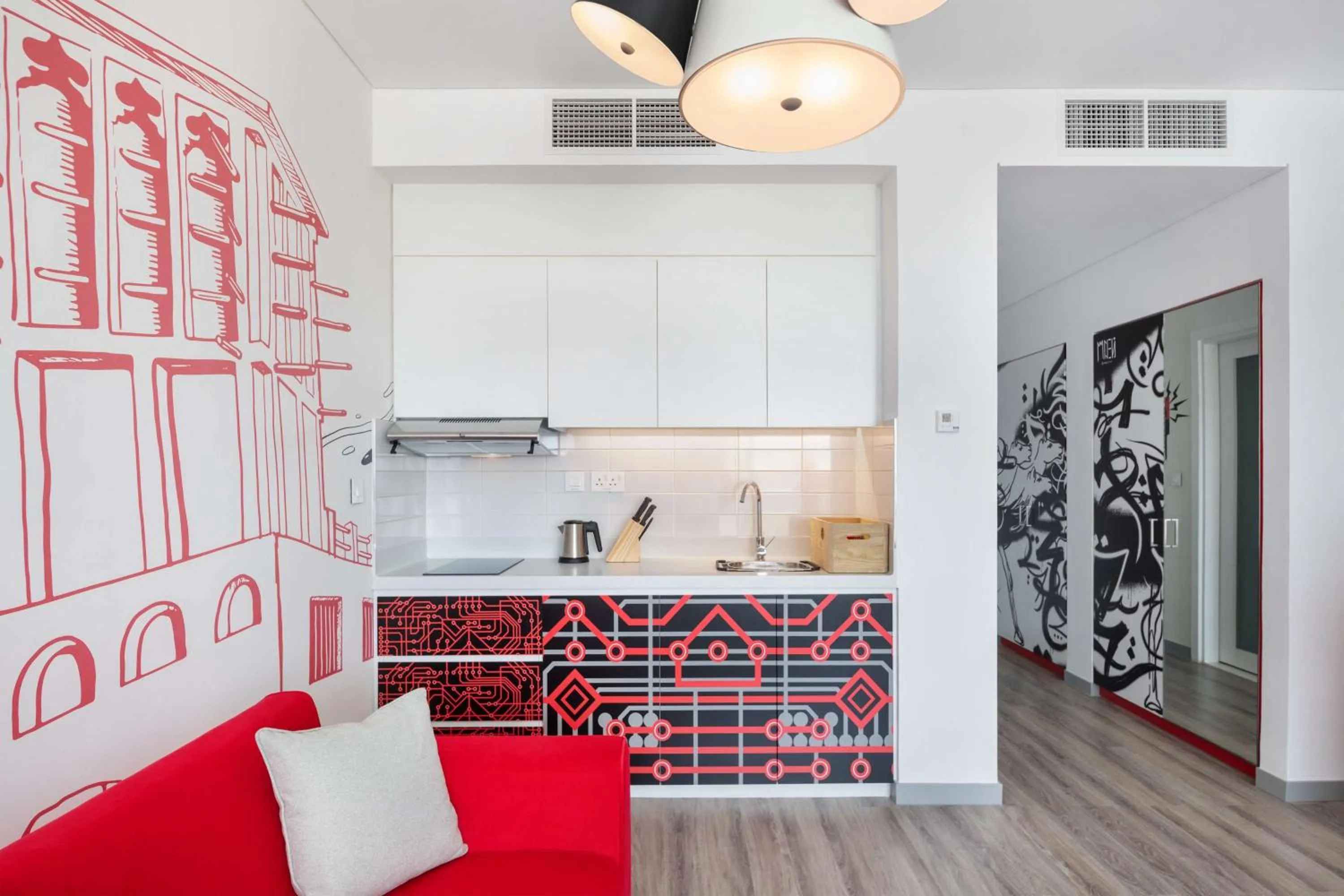 Bedroom in Radisson RED Dubai Silicon Oasis