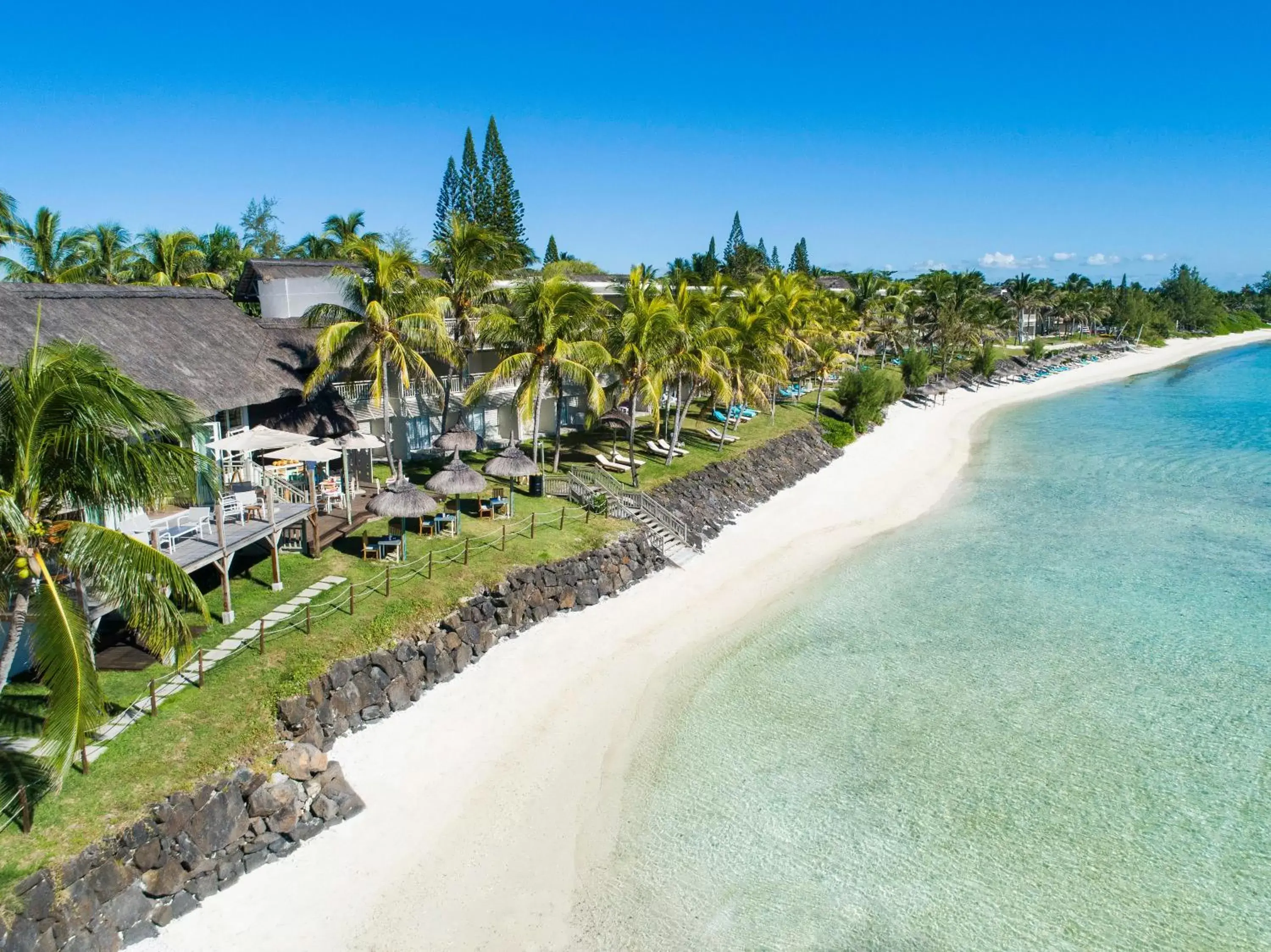 Beach, Bird's-eye View in Solana Beach Mauritius - Adults Only