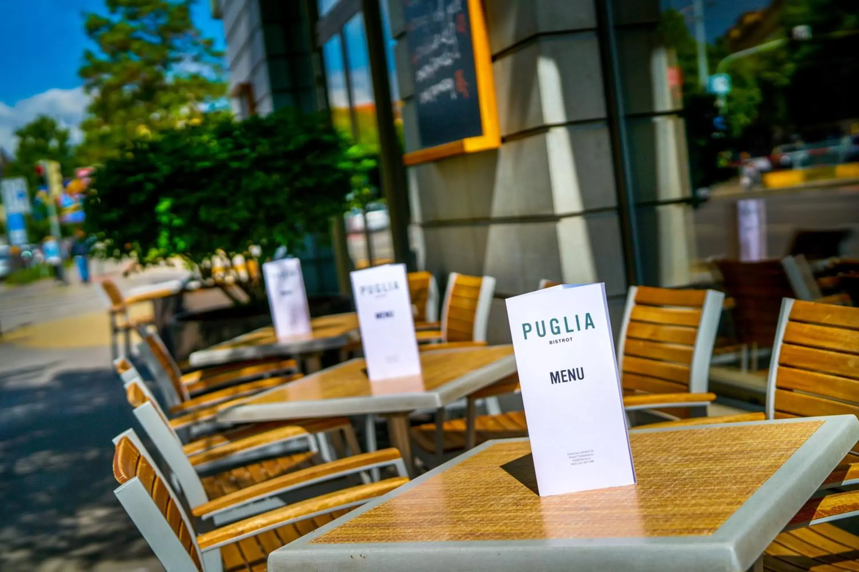 Patio in Plaza Prague Hotel - Czech Leading Hotels