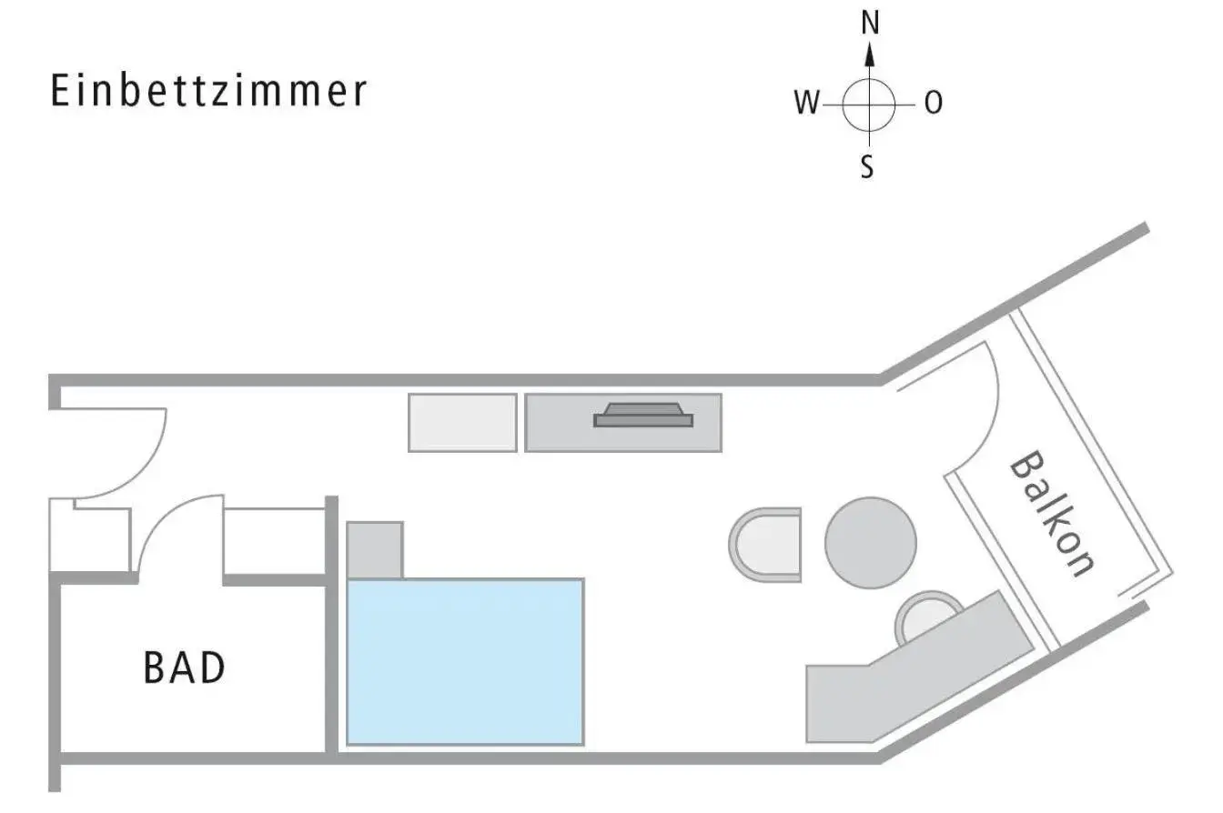 Photo of the whole room, Floor Plan in Hotel Neptun