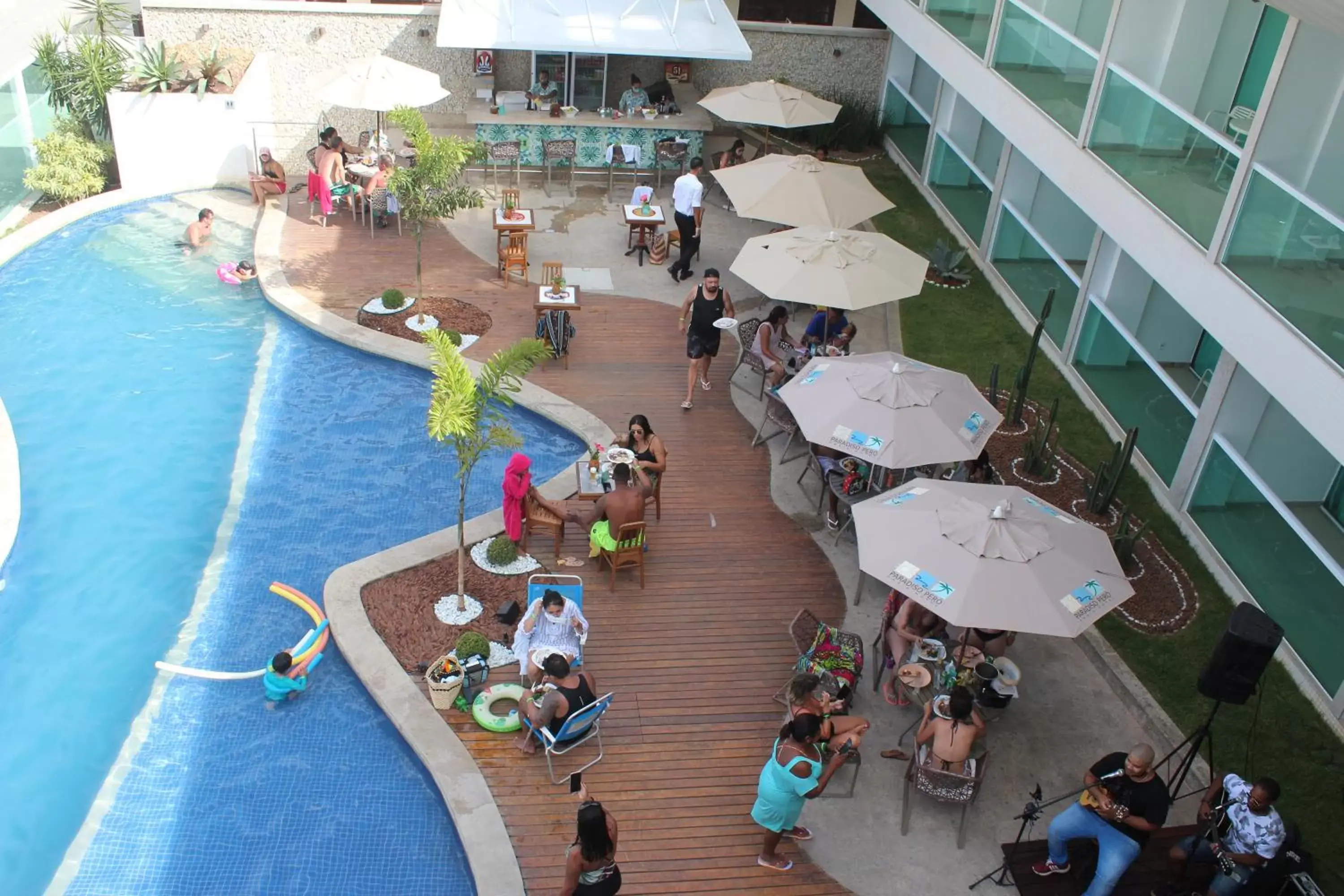 Pool View in Paradiso Peró Praia Hotel