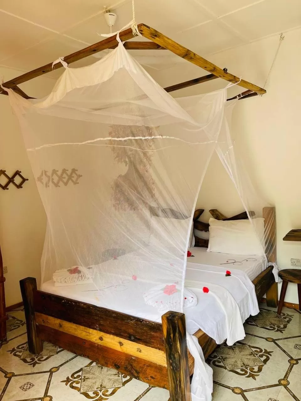 Bed in Babalao Bungalows