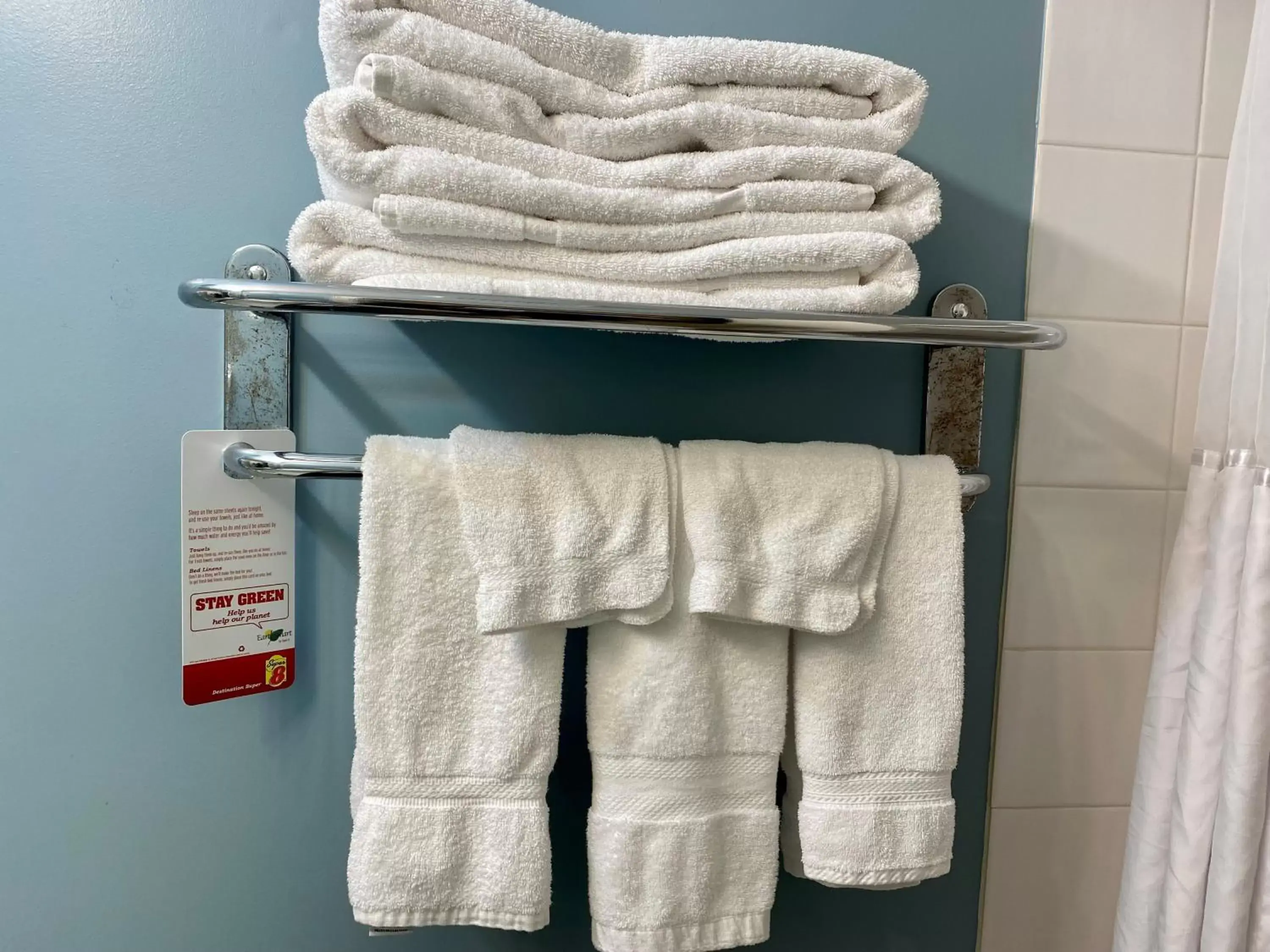 towels in Super 8 by Wyndham Edmonton South