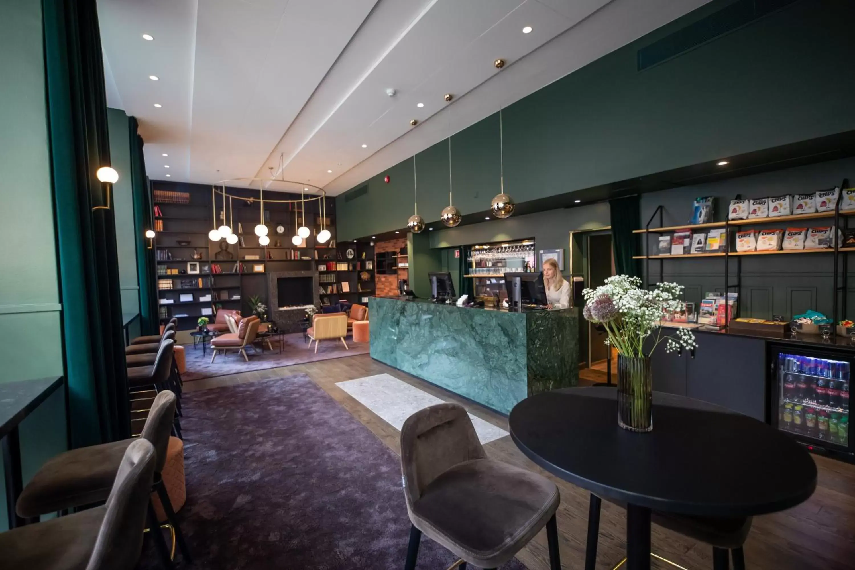 Lobby or reception, Lounge/Bar in Hotell Bondeheimen