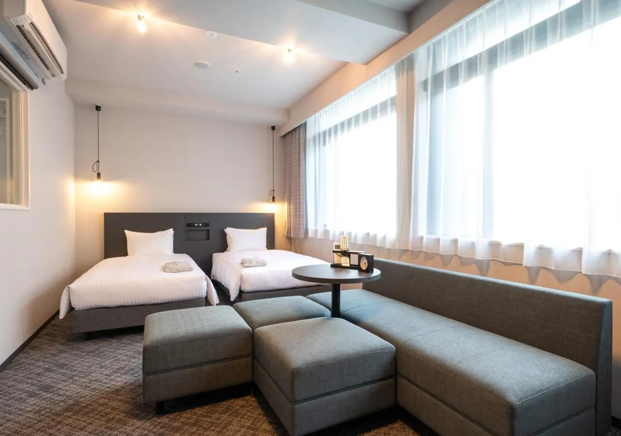 Photo of the whole room, Bed in Hotel Cocktail Stay Naha