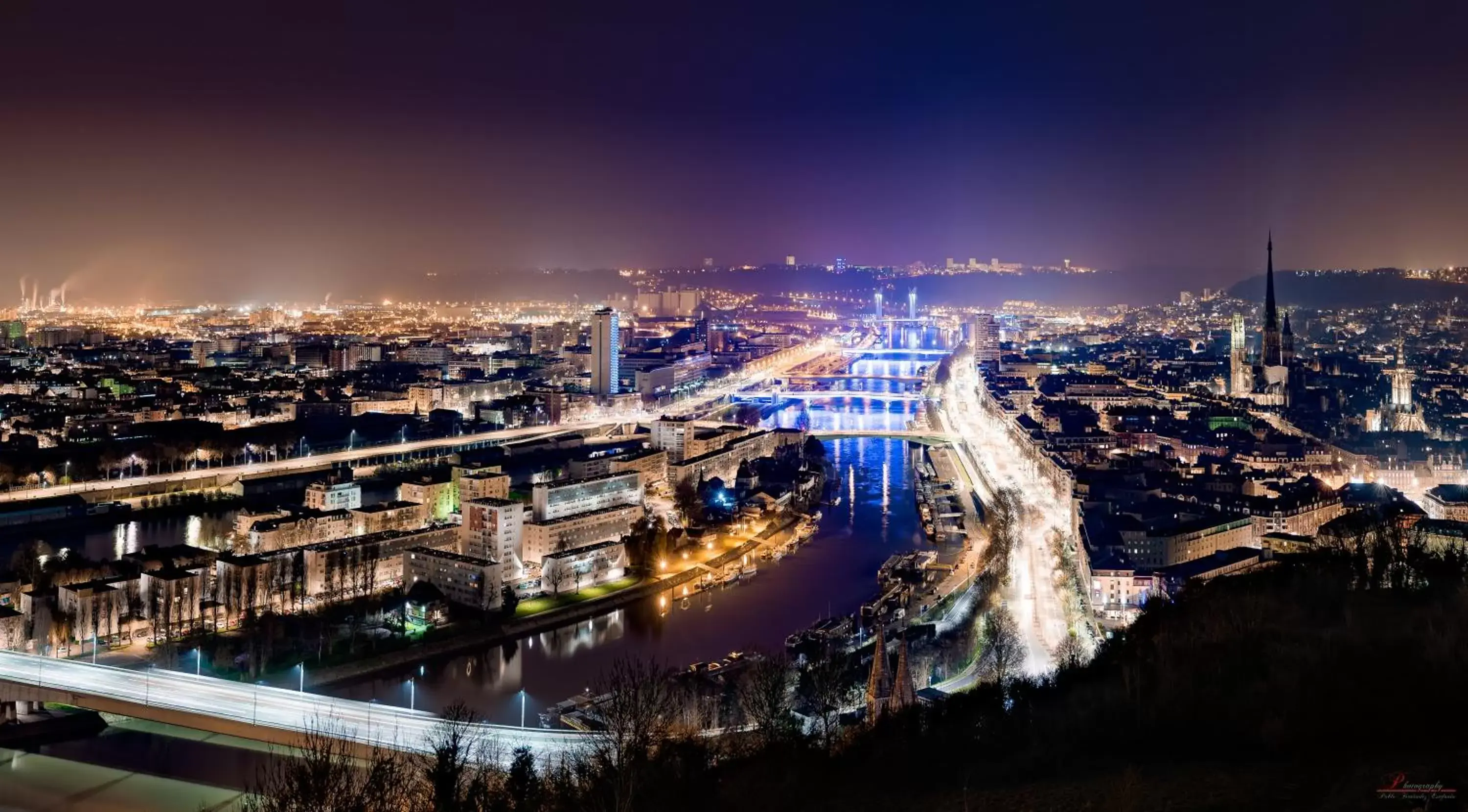 Activities, Bird's-eye View in Hotel centre Rouen