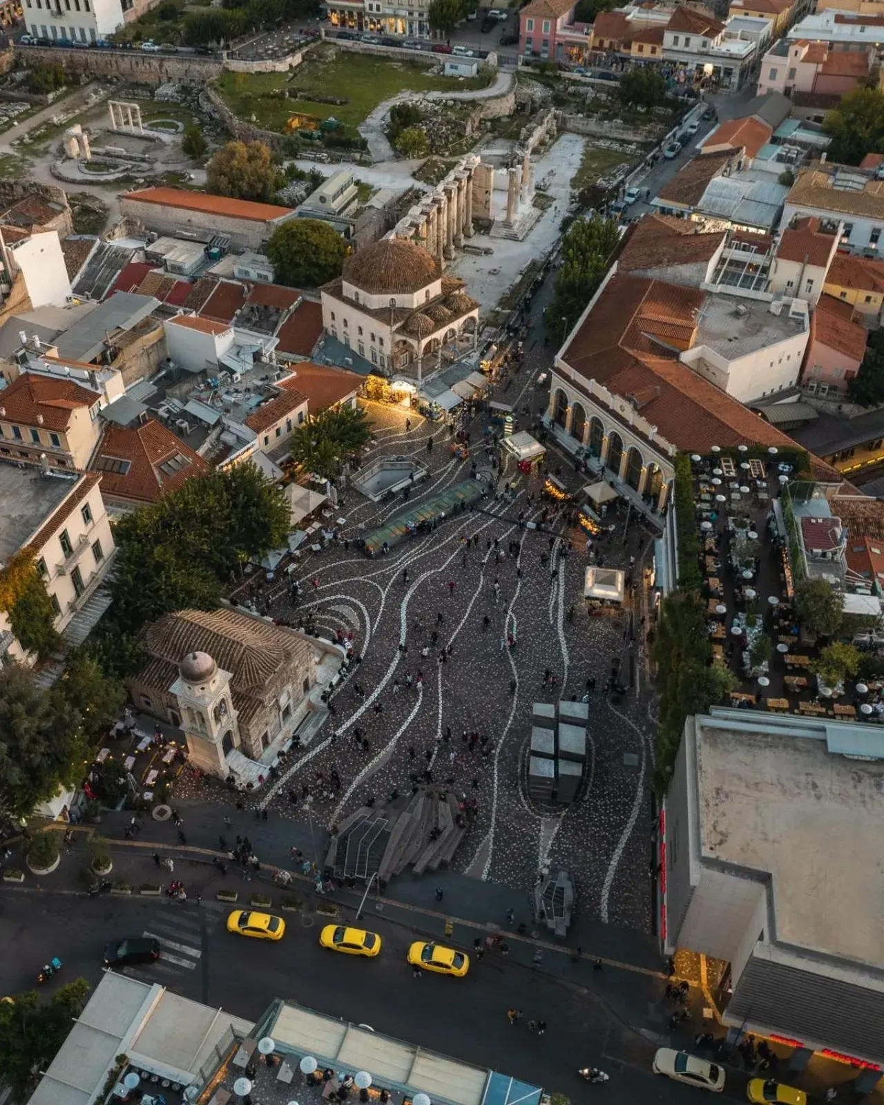 Location, Bird's-eye View in Melo Athens