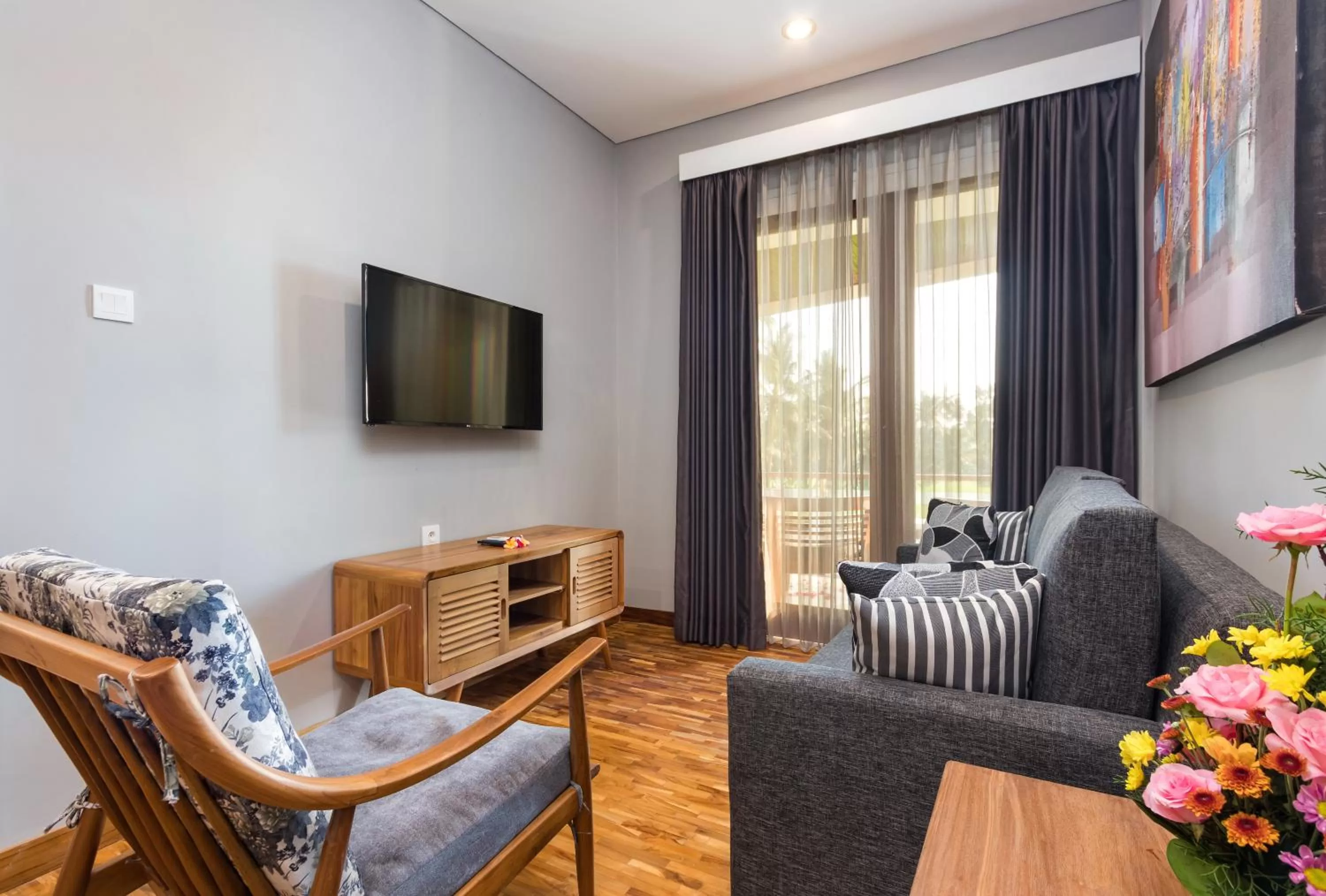 TV and multimedia in Wadari Retreat Villa Ubud