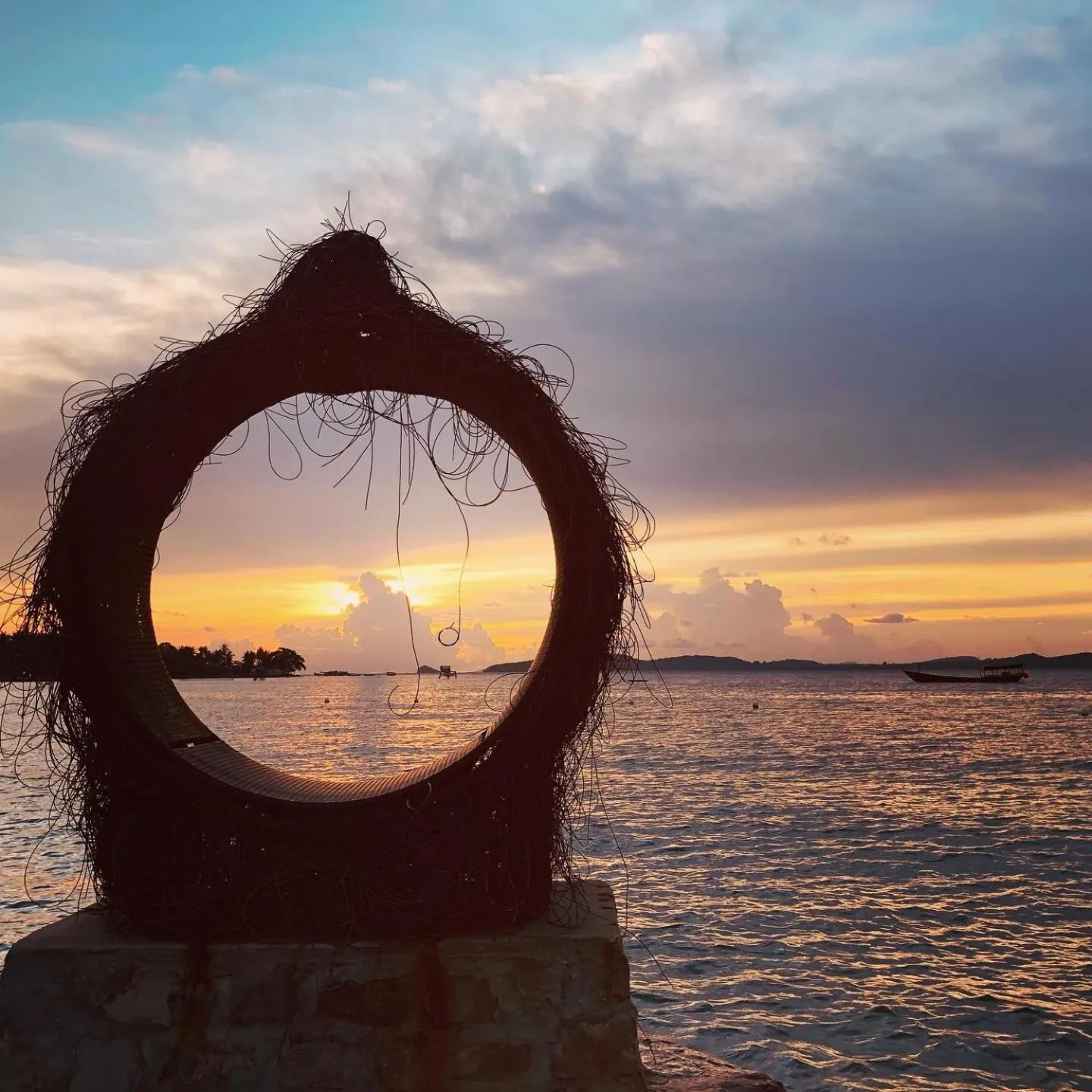 Sunset in Gold Coast Phu Quoc Beach Resort