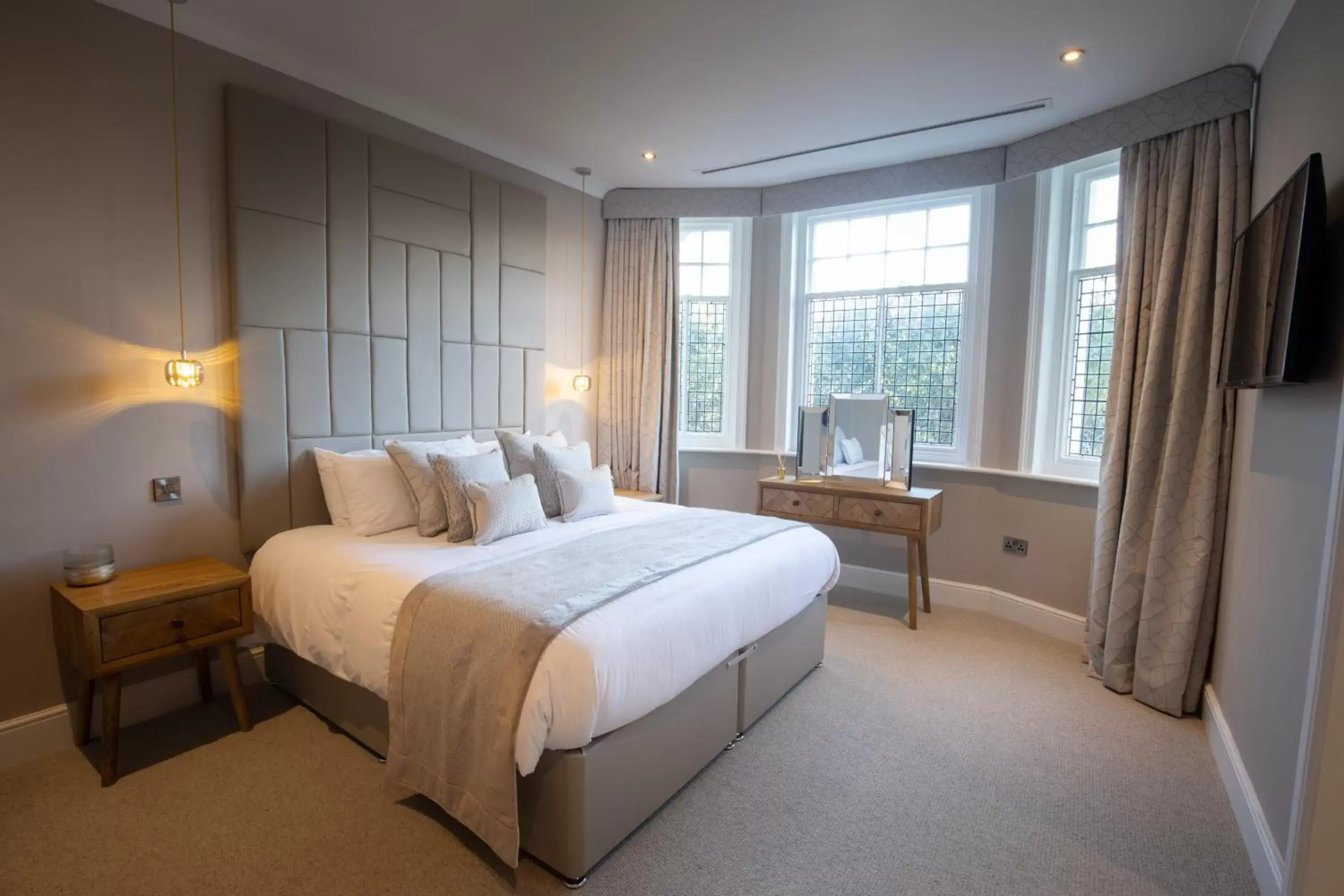 Bedroom, Bed in Rowton Hall Hotel and Spa