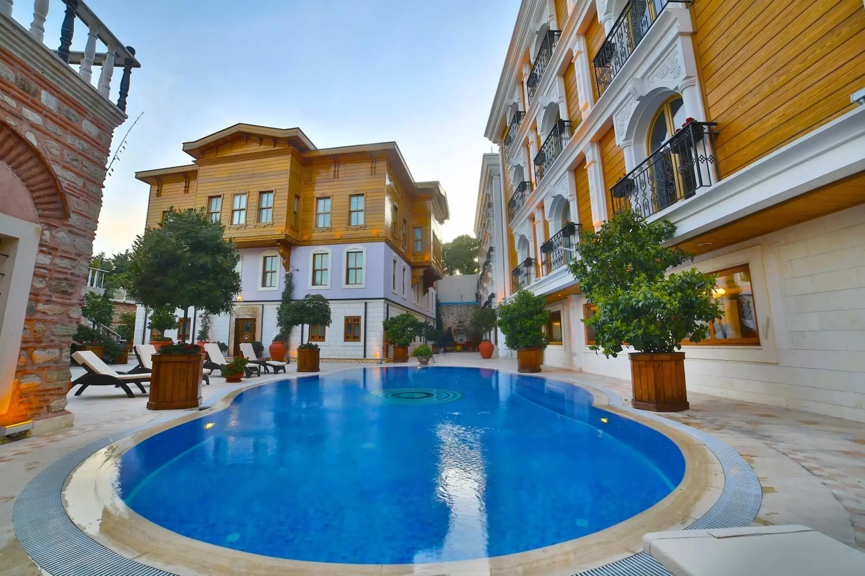 Property building, Swimming Pool in Seven Hills Palace & Spa