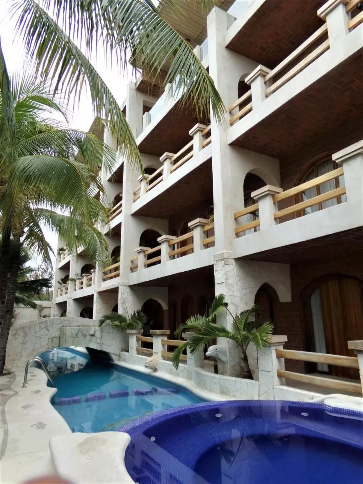 Swimming Pool in Hotel Casa de Lirio Diamante