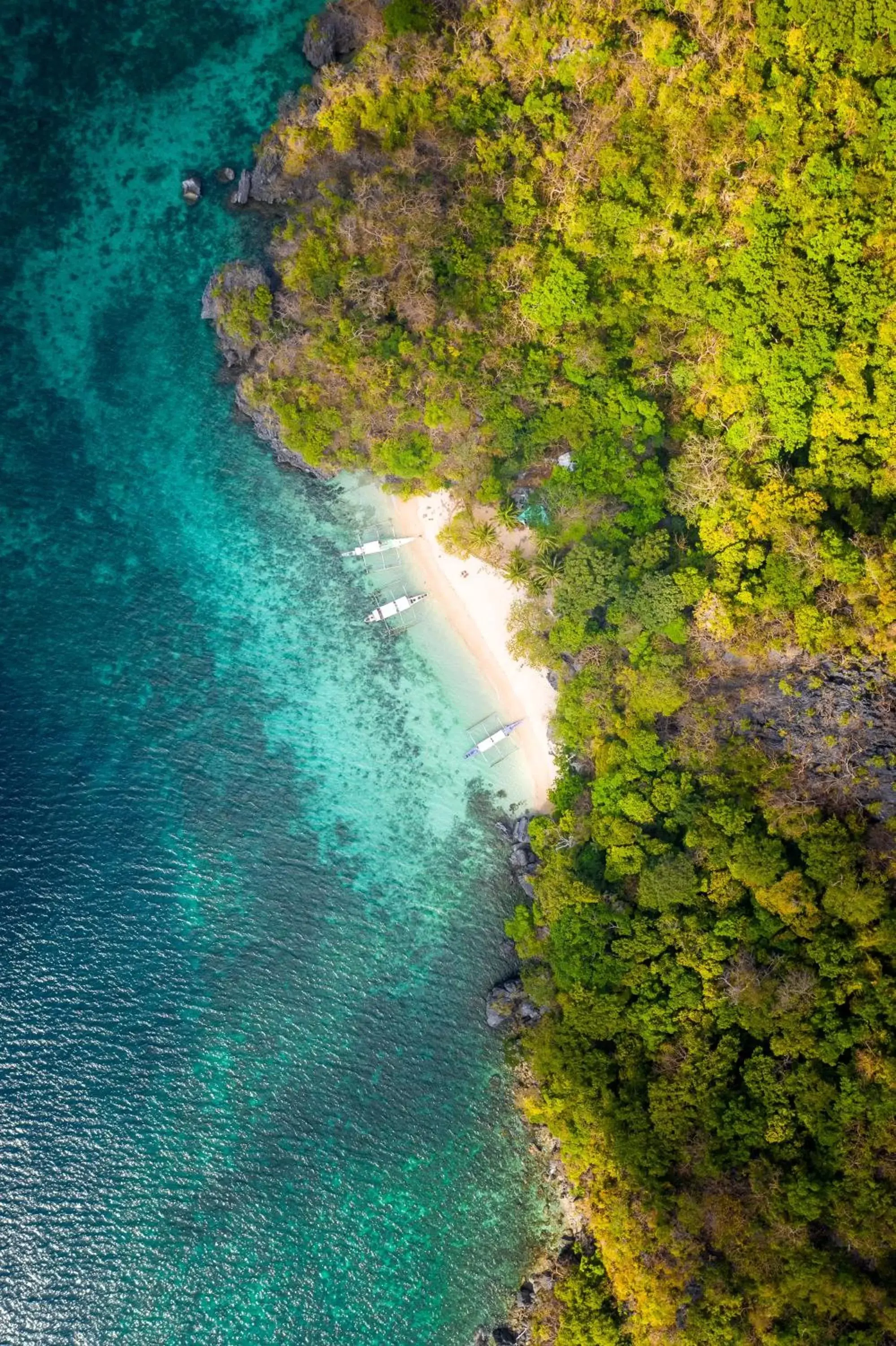 Sea view, Bird's-eye View in Ahana Resort El Nido