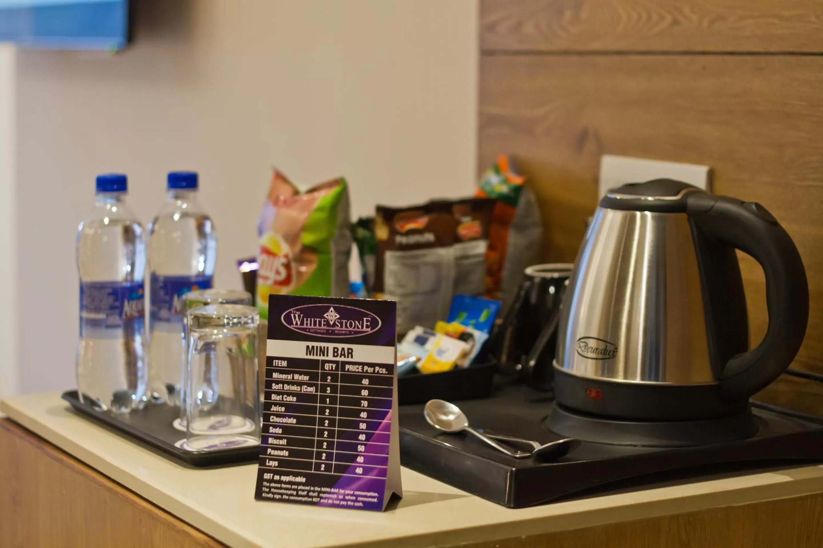 Coffee/tea facilities in The Whitestone Resorts