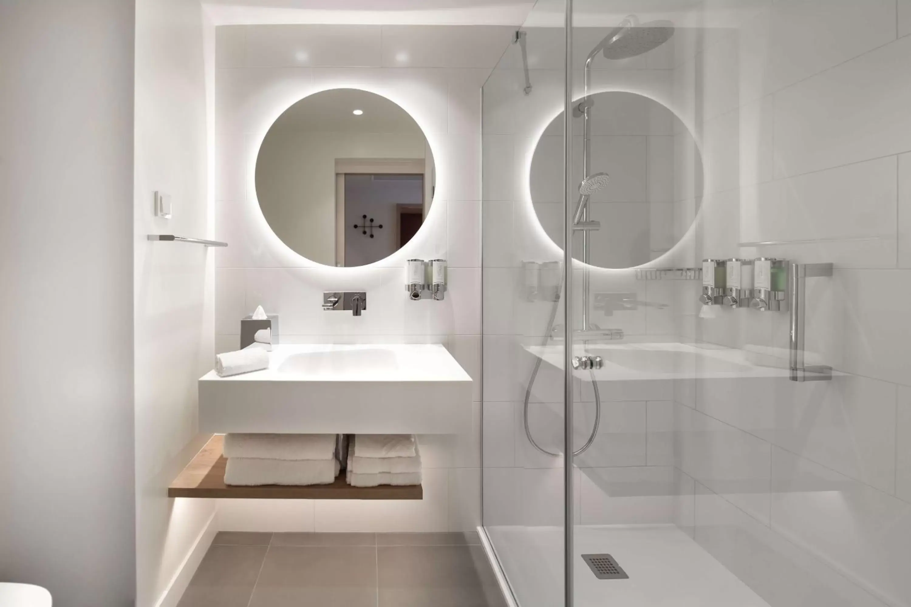Shower, Bathroom in Hampton by Hilton Riga Airport