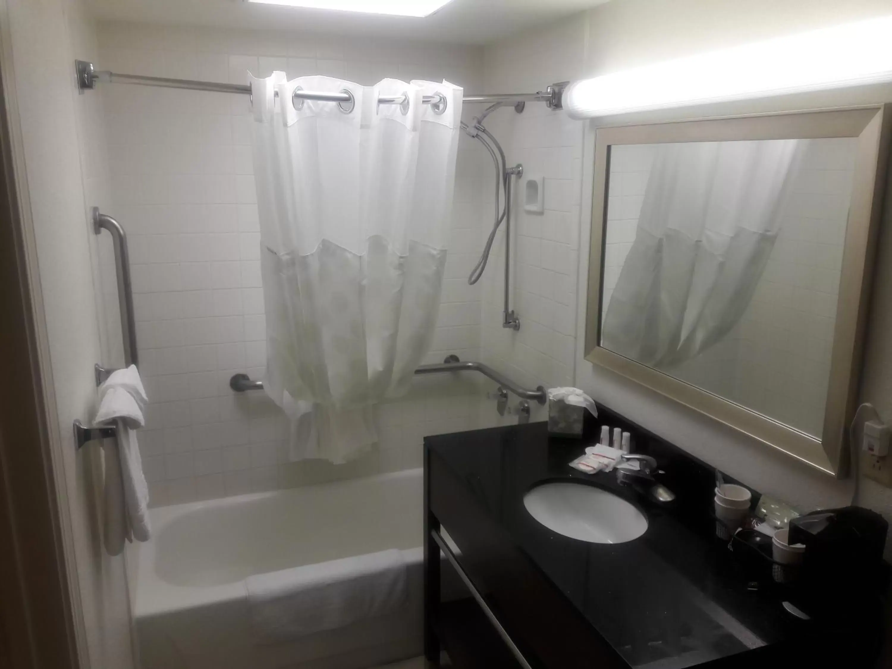 Shower, Bathroom in Ramada by Wyndham Albuquerque Airport