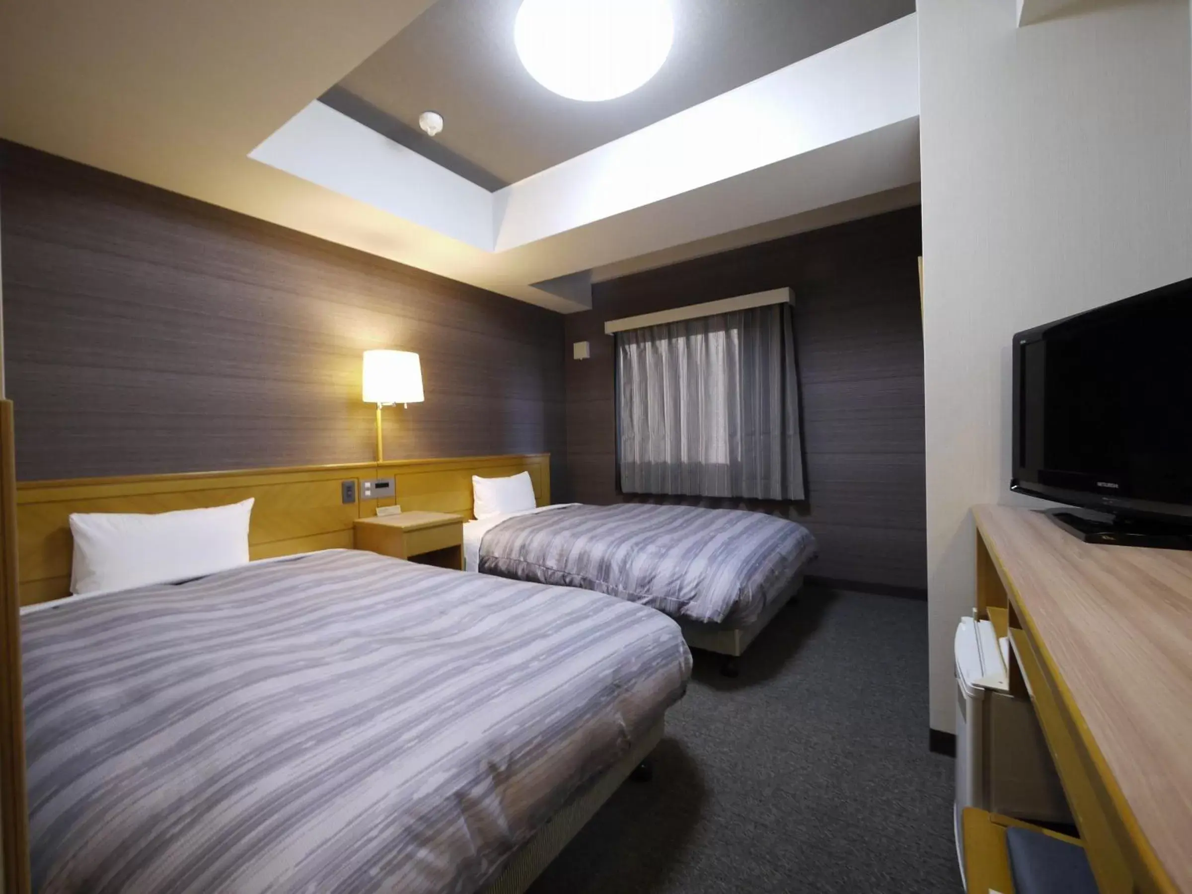 Photo of the whole room, Bed in Hotel Route-Inn Yokote Inter