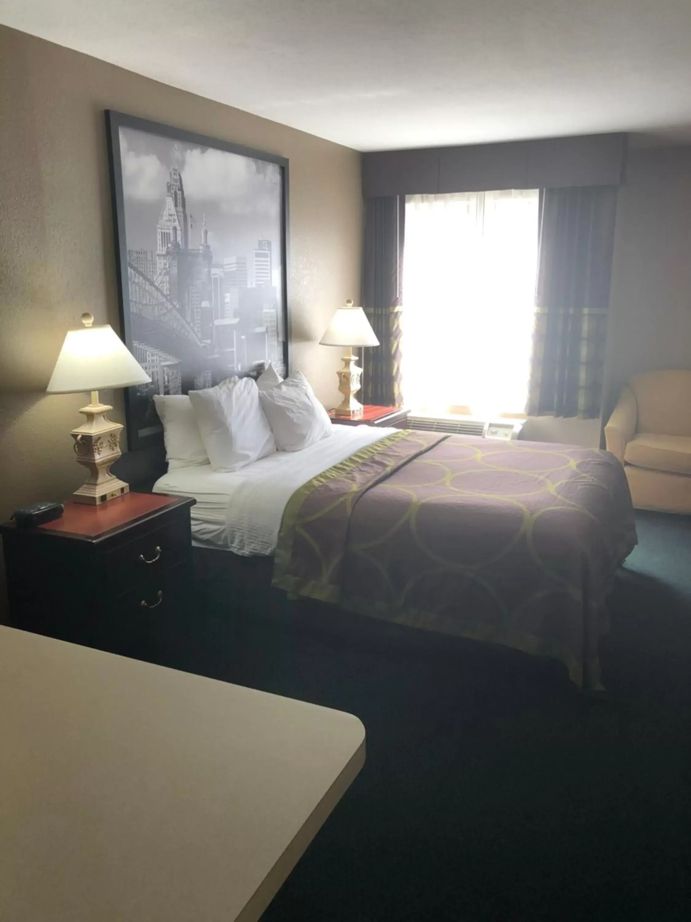 Bed in Super 8 by Wyndham Harrison OH